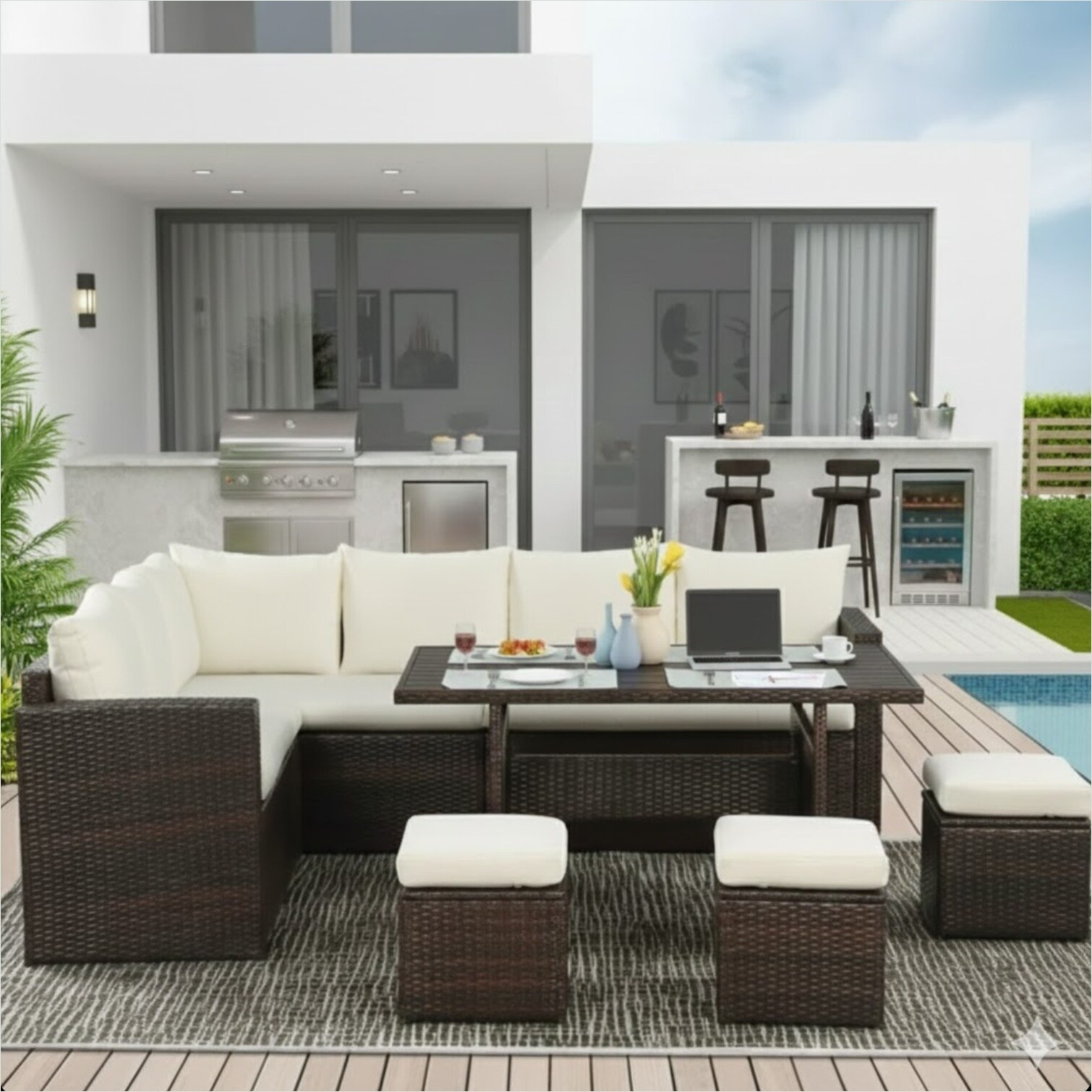 SunJet HUL6NB2TXUGN Patio-Conversation-Sets - View #5