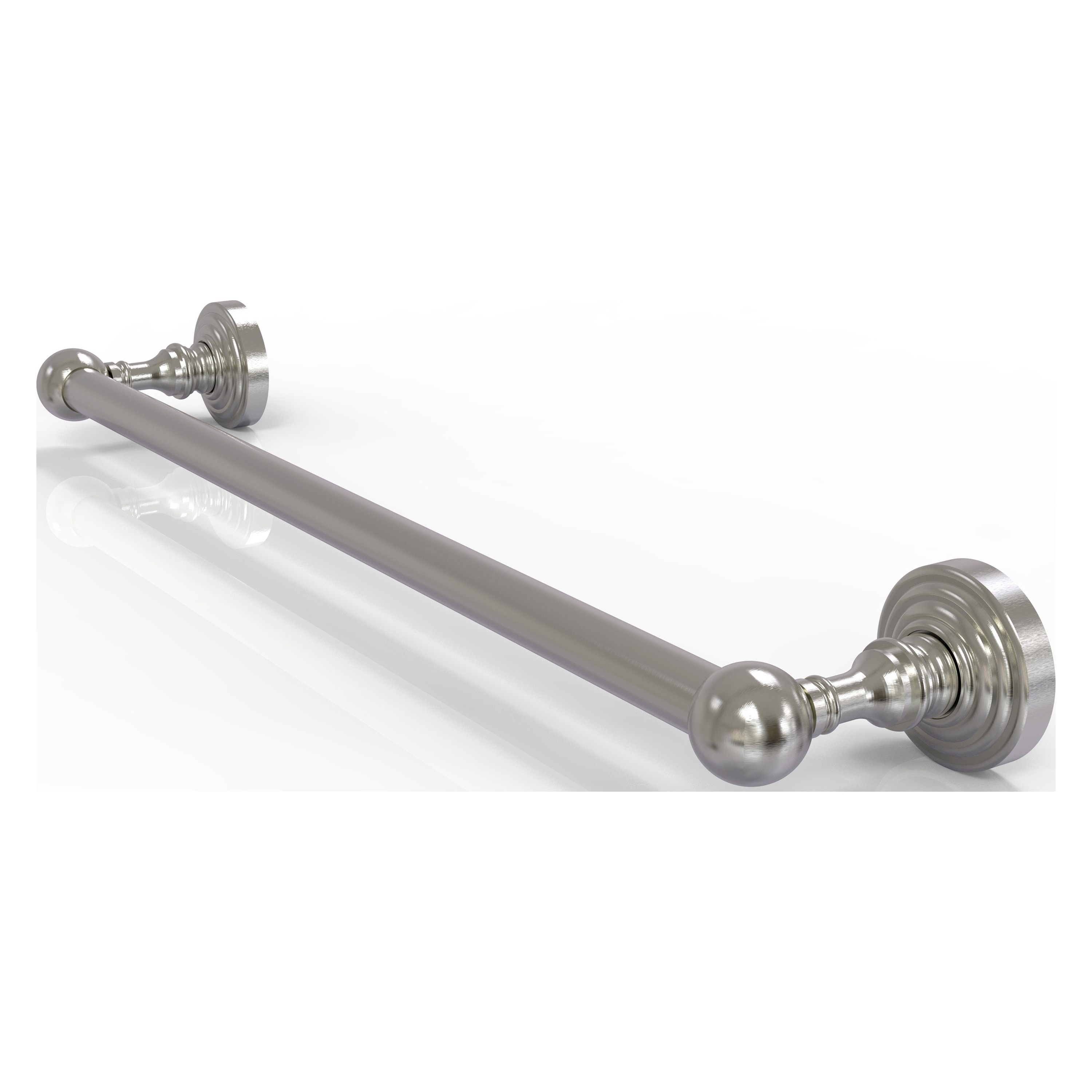 Allied Brass WP-41/18-SN Waverly Place 18-in Satin Nickel Wall mount Single Towel Bar