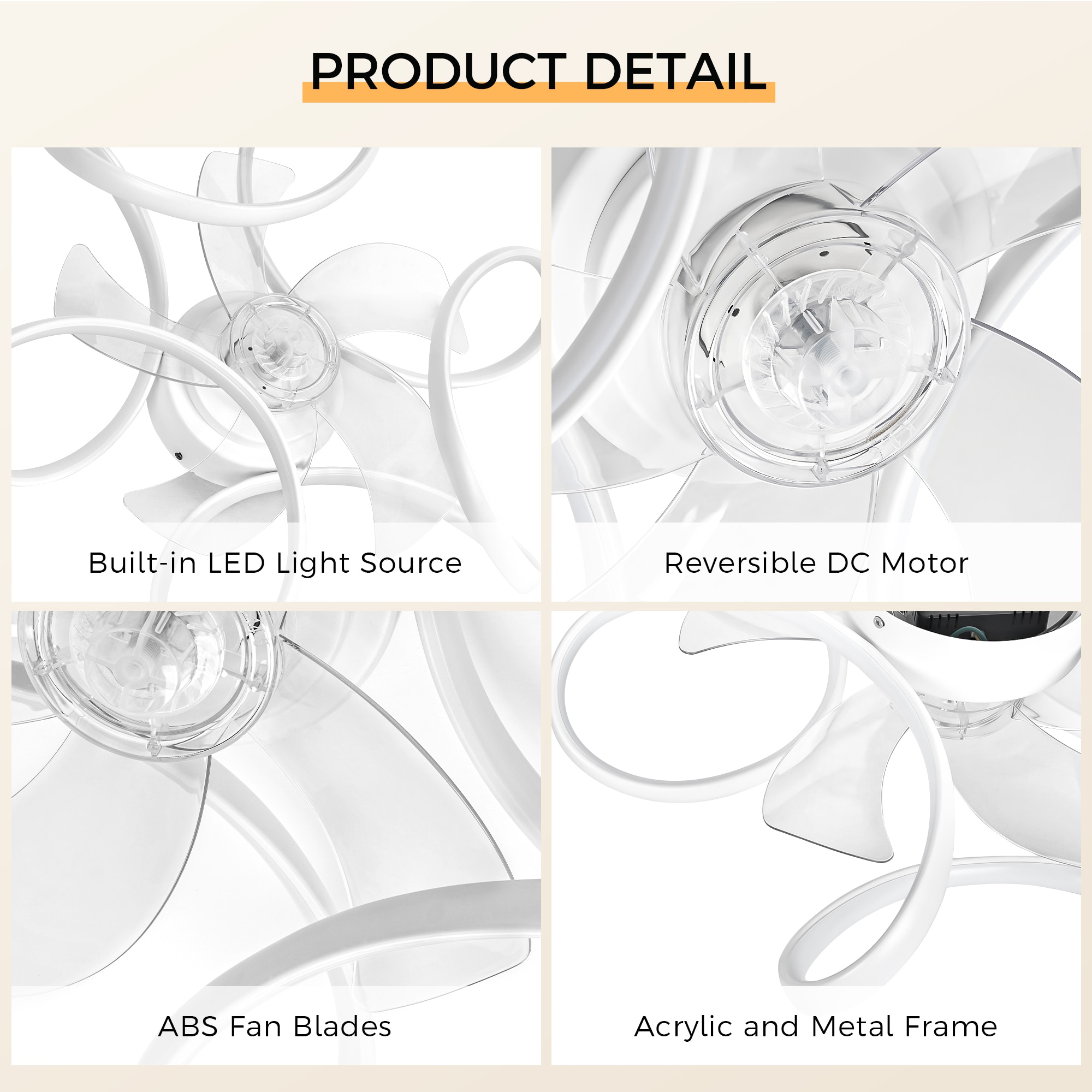 LTMATE LT-DCF209-WH20 Ceiling-Fans - View #4