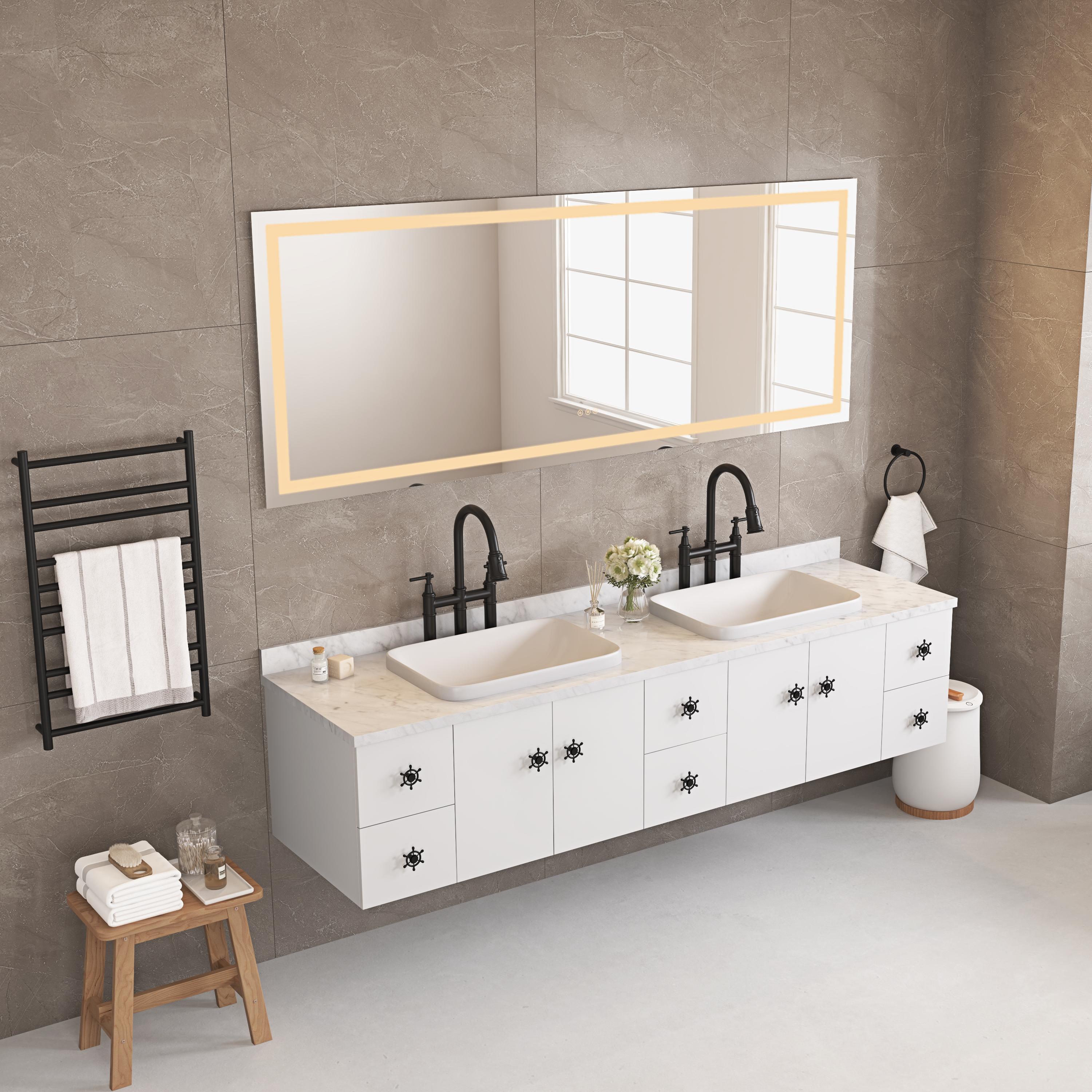 WELLFOR WA-7232-DH Framed-Bath-Mirrors - View #6