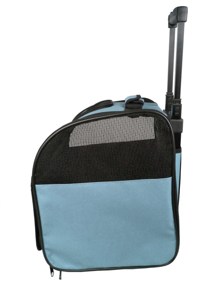 Pet Life 13.4-in x 11-in x 13.4-in Blue Collapsible Nylon Small