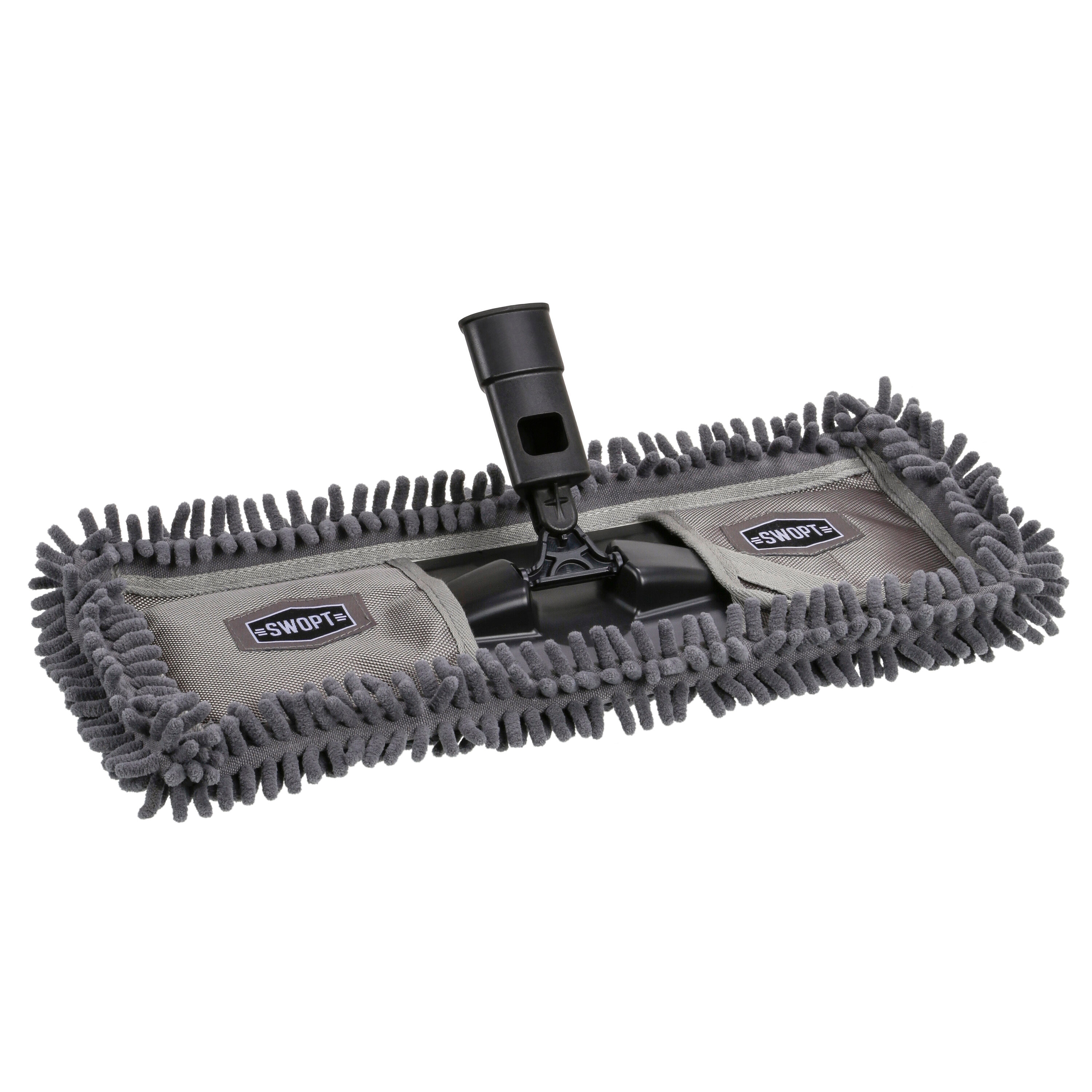 18 Professional Microfiber Mop System - Wet & Dust Mop Pads