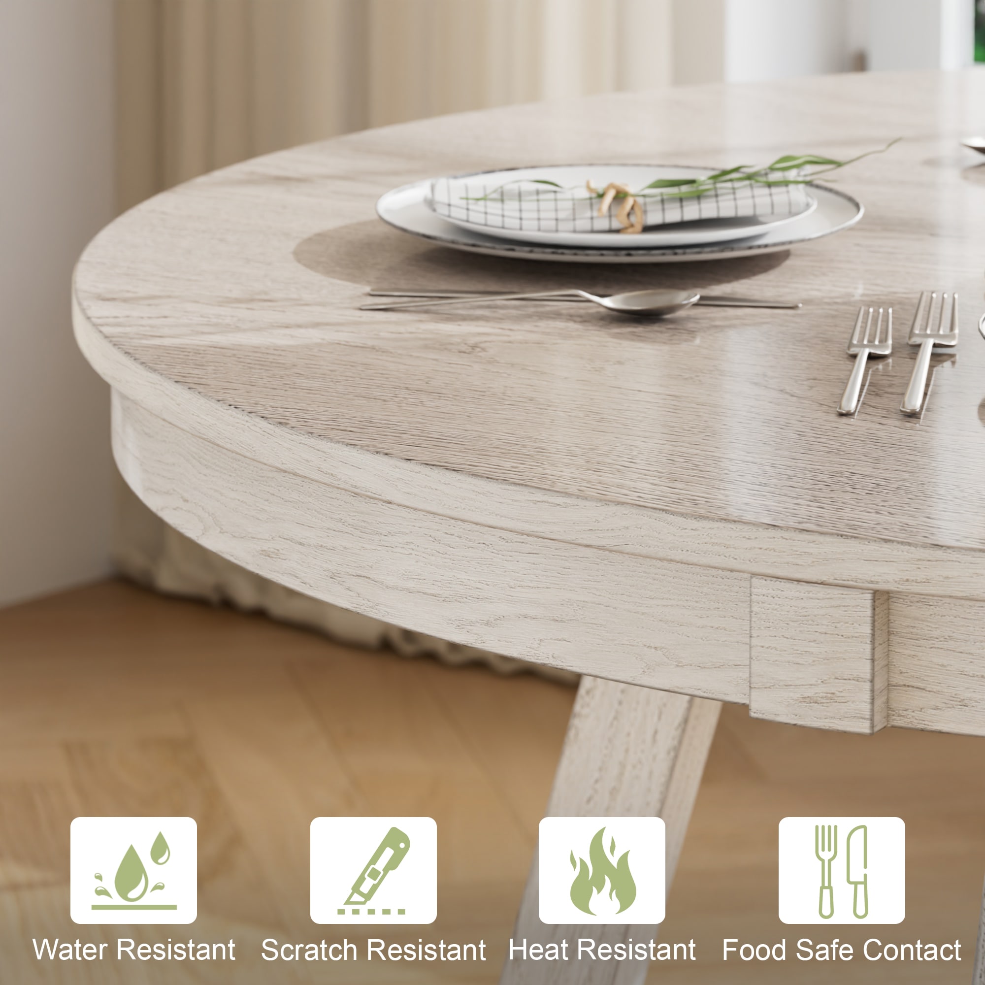 Vecelo LOE-AE-T01-GRY Dining-Tables - View #5