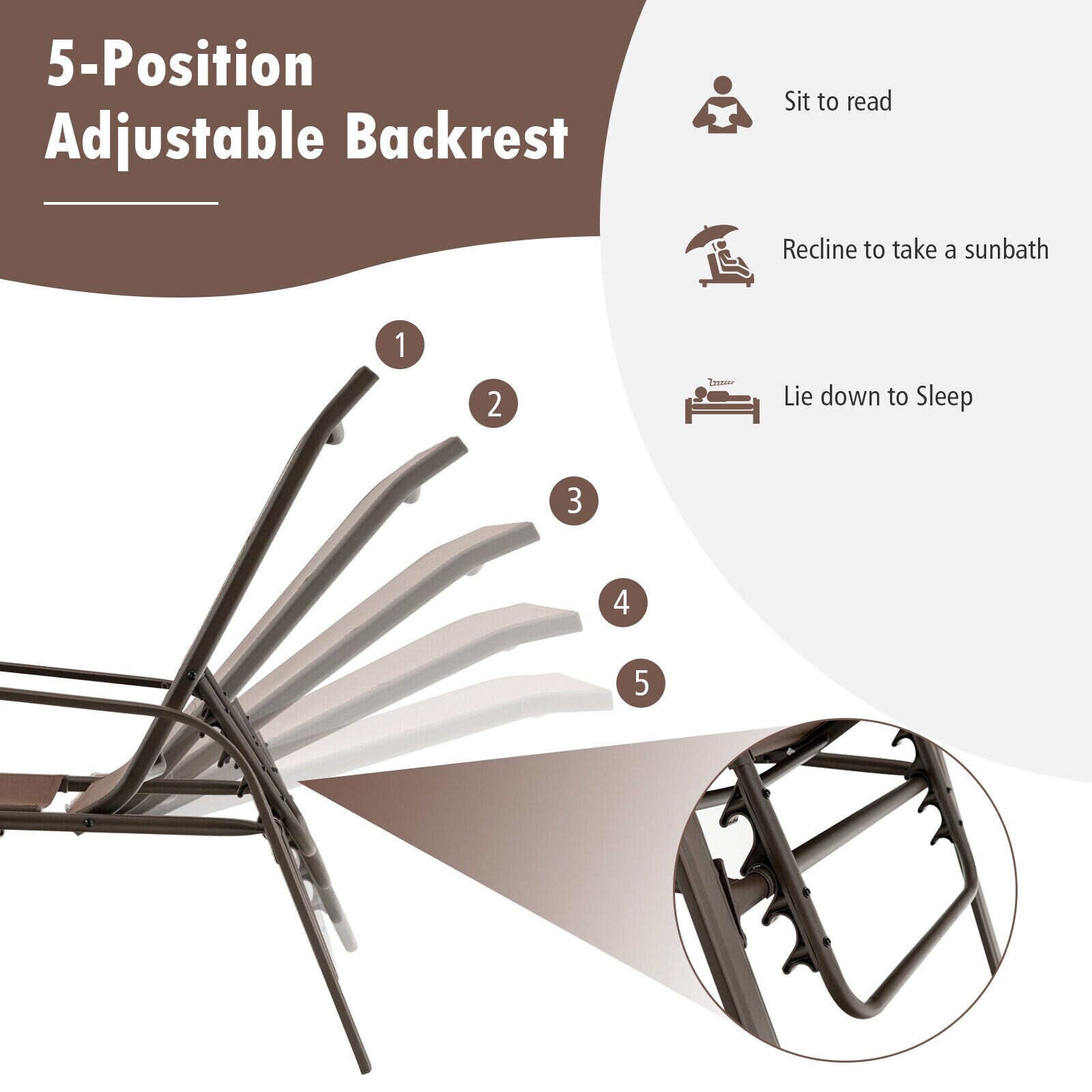 Forclover HYFE-10307CF2 Patio-Chairs - View #5