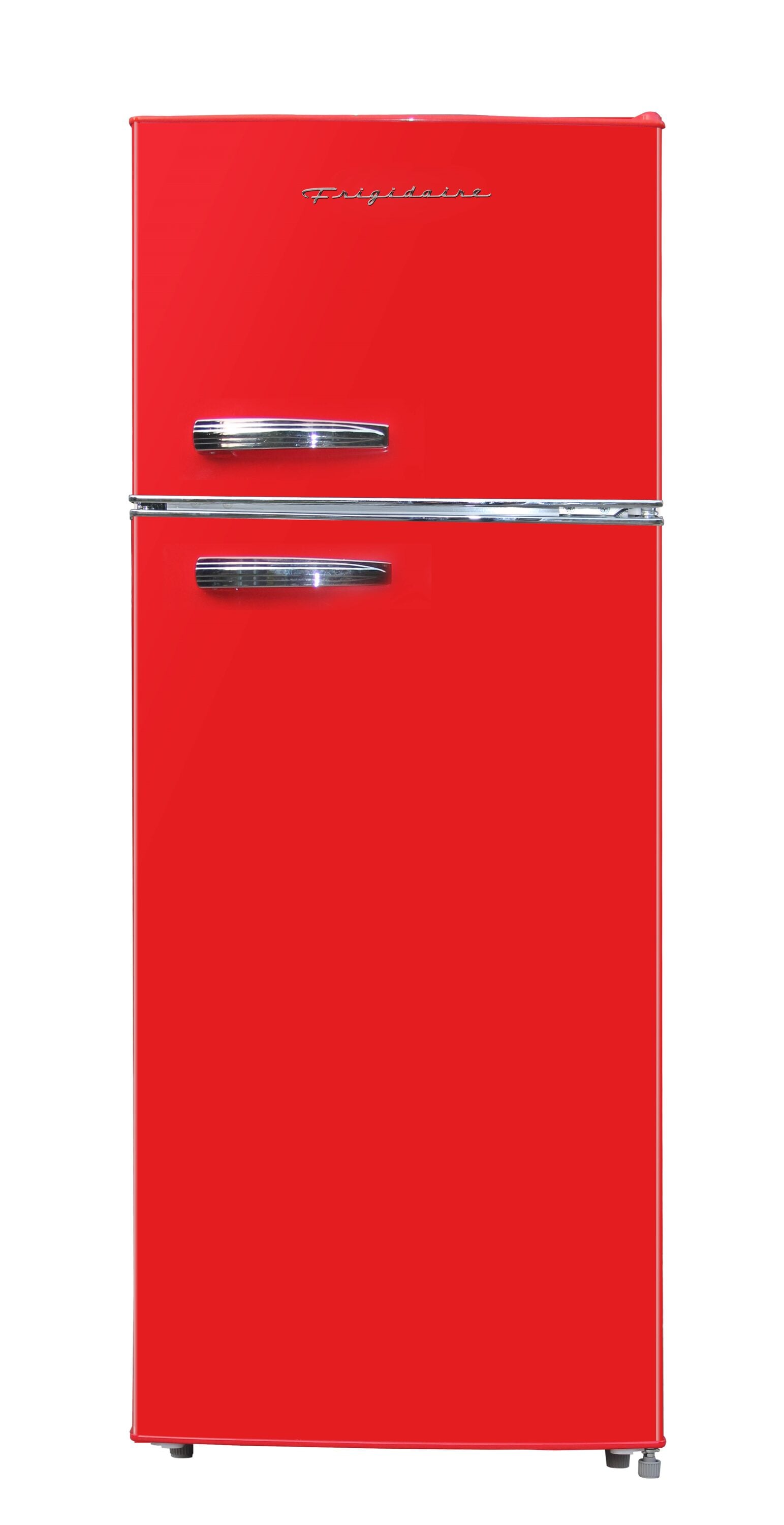 Frigidaire 7.5-cu ft Counter-depth Top-Freezer Refrigerator (Red) in the  Top-Freezer Refrigerators department at
