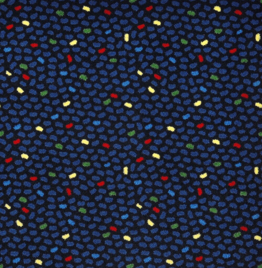  1750W Home Office Jelly Beans Multicolor Blue 26-oz sq yard Nylon Pattern Indoor Carpet