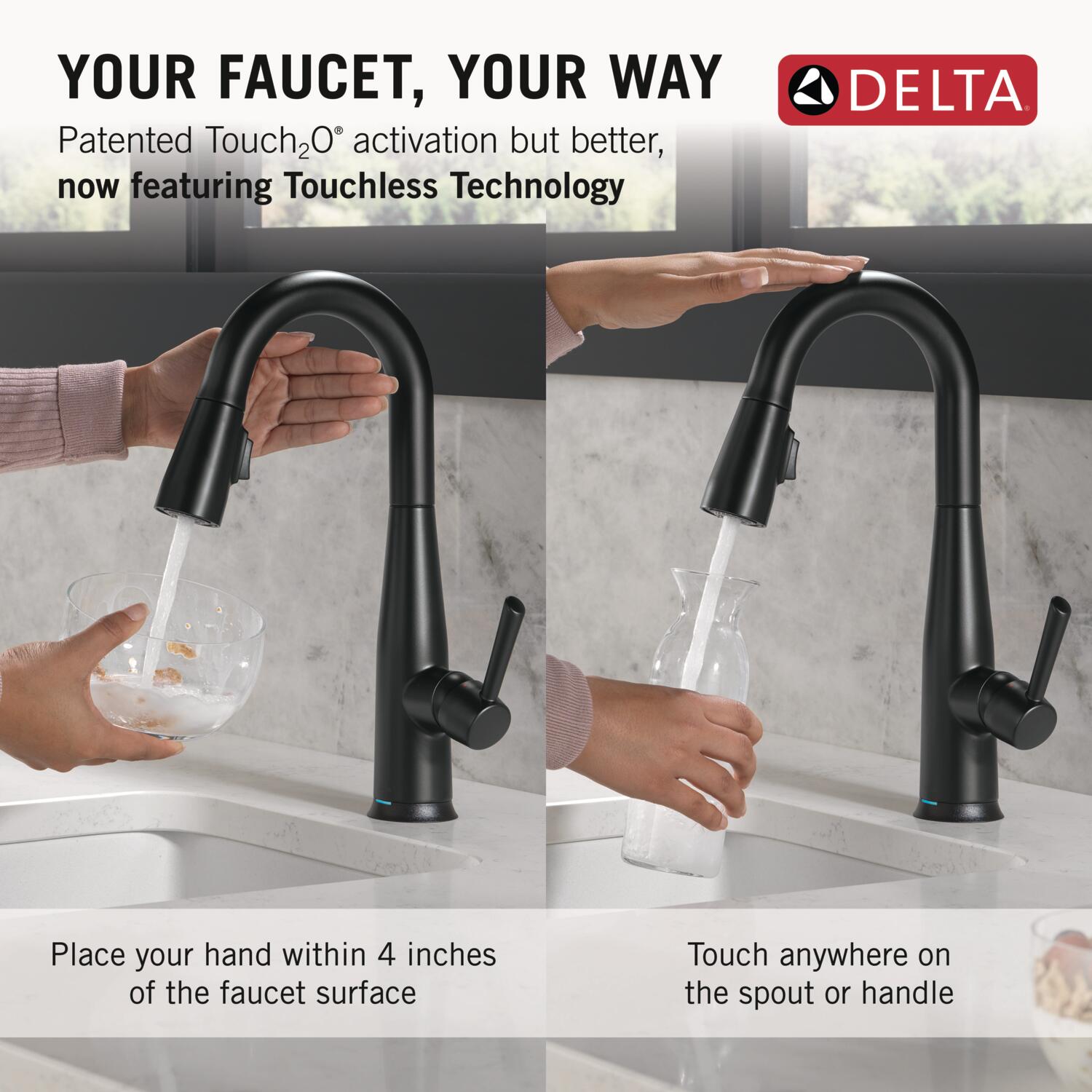 Delta 9913TL-BL-DST Kitchen-Faucets - View #3