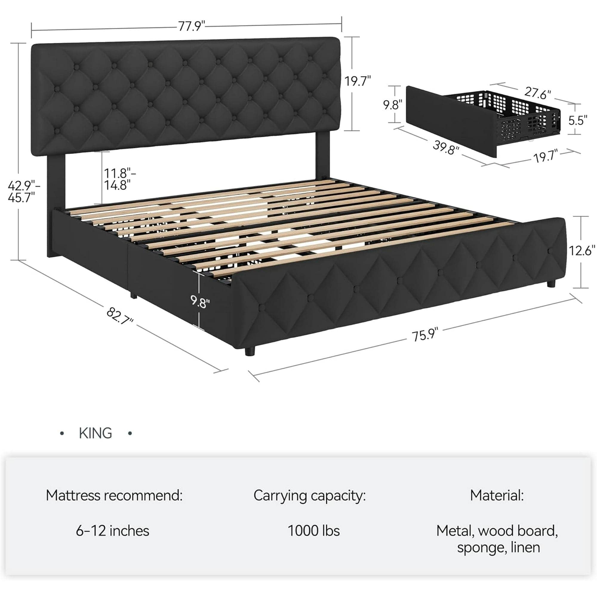 Qeetex LHF-BED-PHO-0ZIESGCL beds - View #2