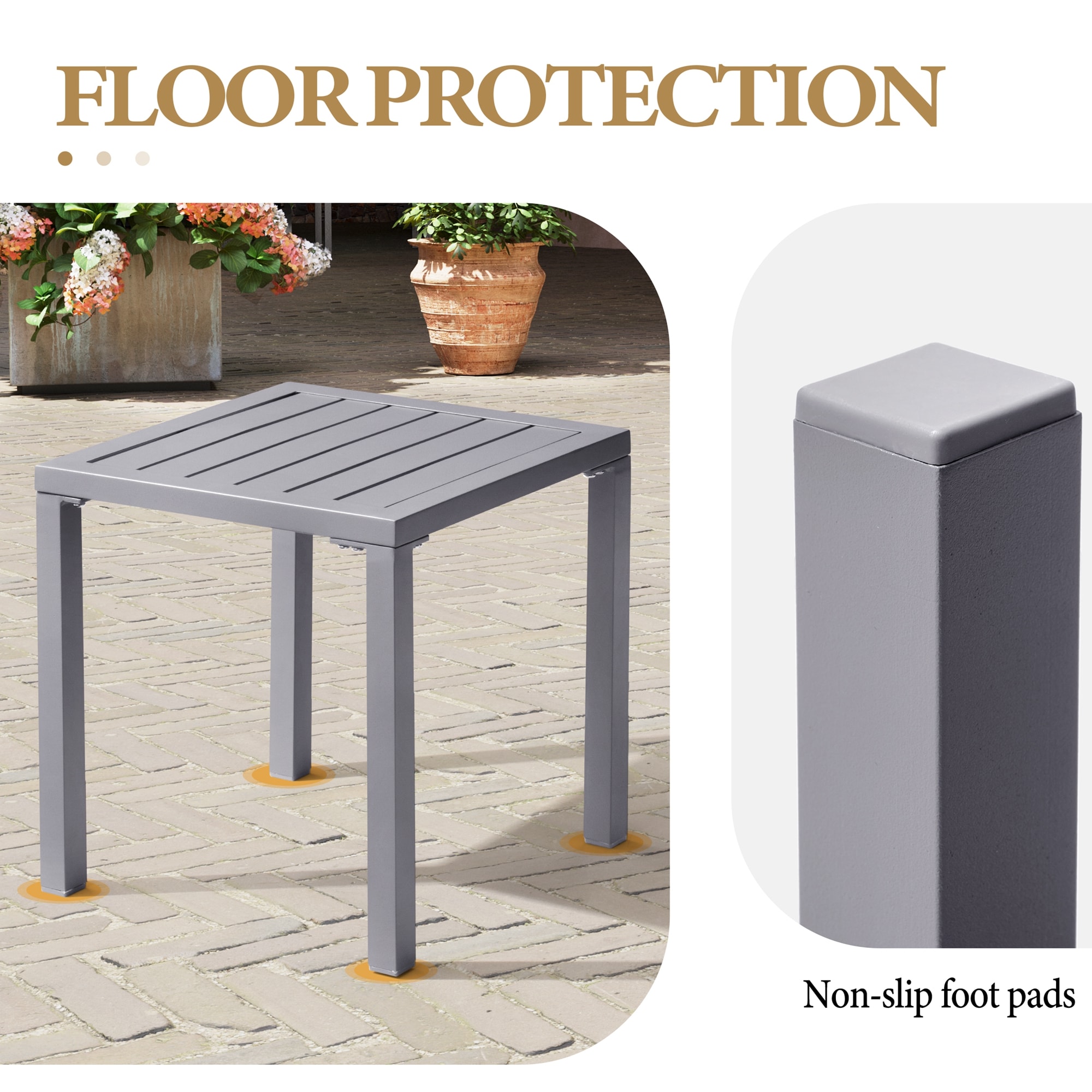 Crestlive Products CL-TB006GRY-2 Patio-Tables - View #6