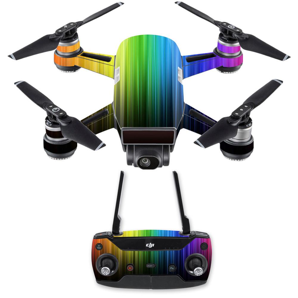 MightySkins VSNS64872  DJSPCMB-Rainbow Streaks Skin Decal Wrap for Pokemon Go Plus Cover Sticker Skins- In Bloom
