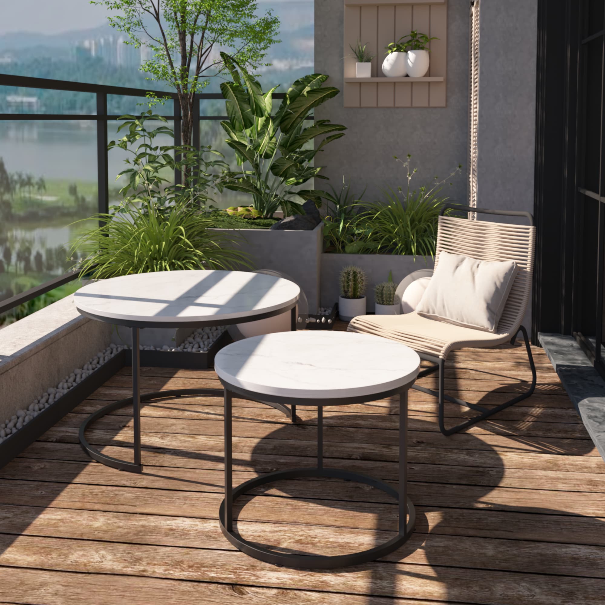 Vynxaria LESX0020-DJBZ-ET0017 End-Tables - View #2