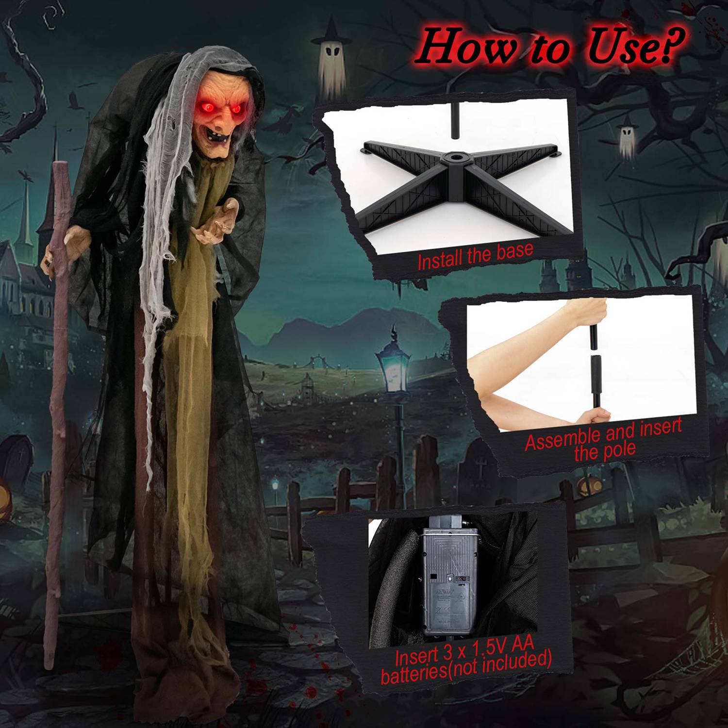 Costway CSHY001277 Table-Halloween-Decor - View #7