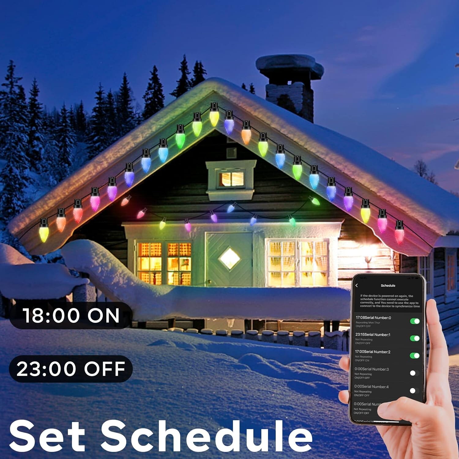 Avatar Controls 32.8Ft Smart Christmas Lights Works W/Alexa Google