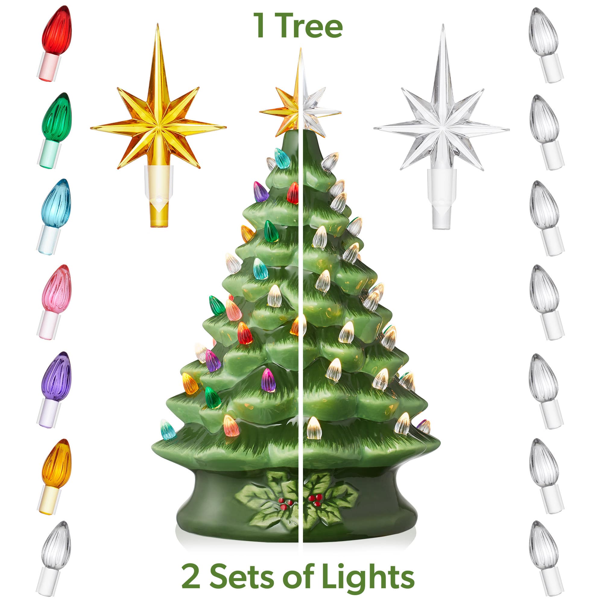 Casafield SZN-TR-915-GRN Artificial-Christmas-Trees - View #2
