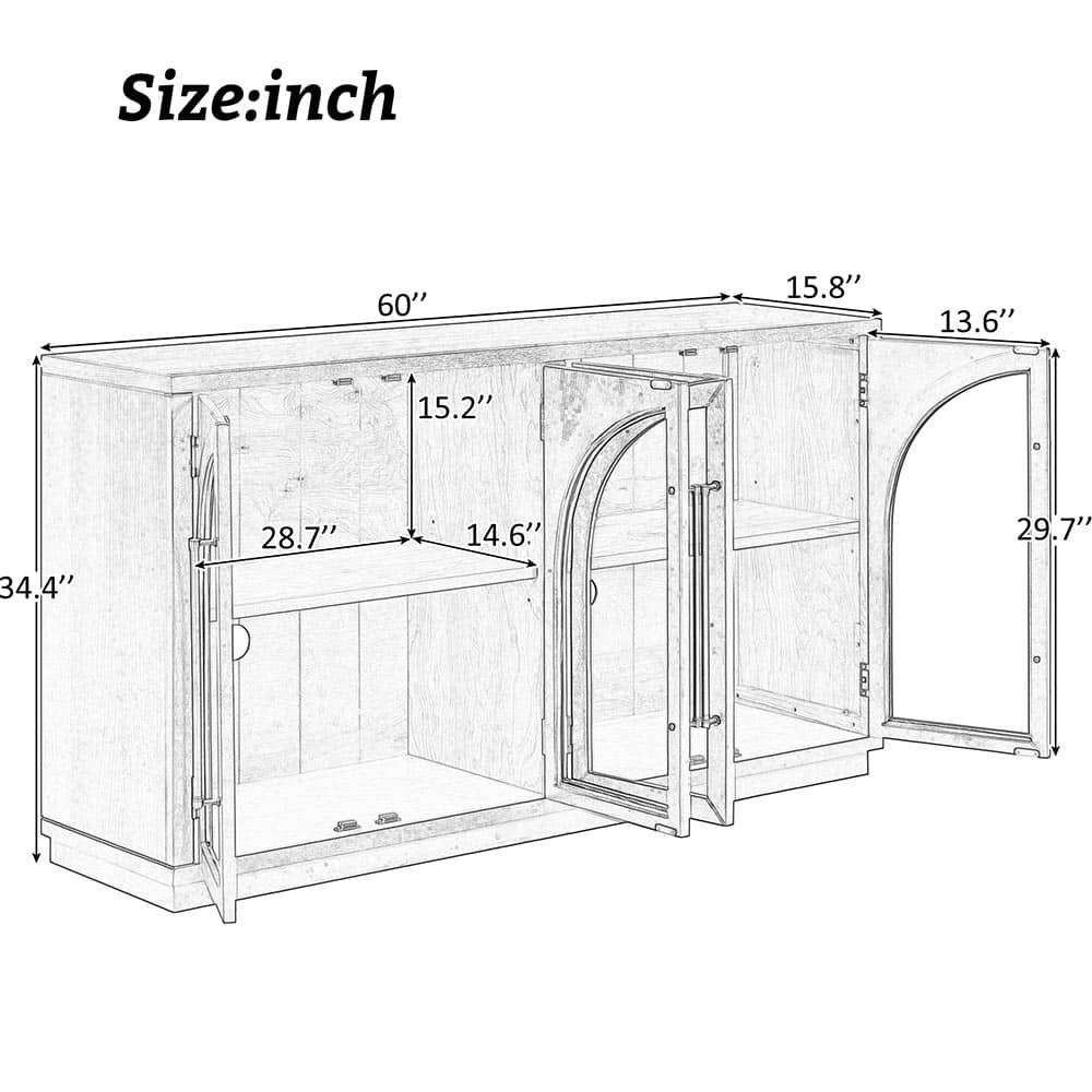 JUJABU DINCABINET-7 Dining-Kitchen-Storarge - View #6
