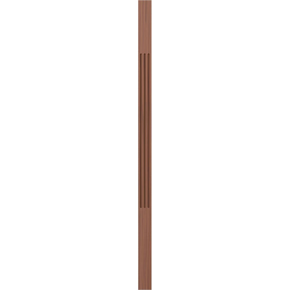 L.J. Smith Stair Systems LJF-5360-C 38 38-in x 1.75-in Unfinished Cherry Square Top Stair Baluster