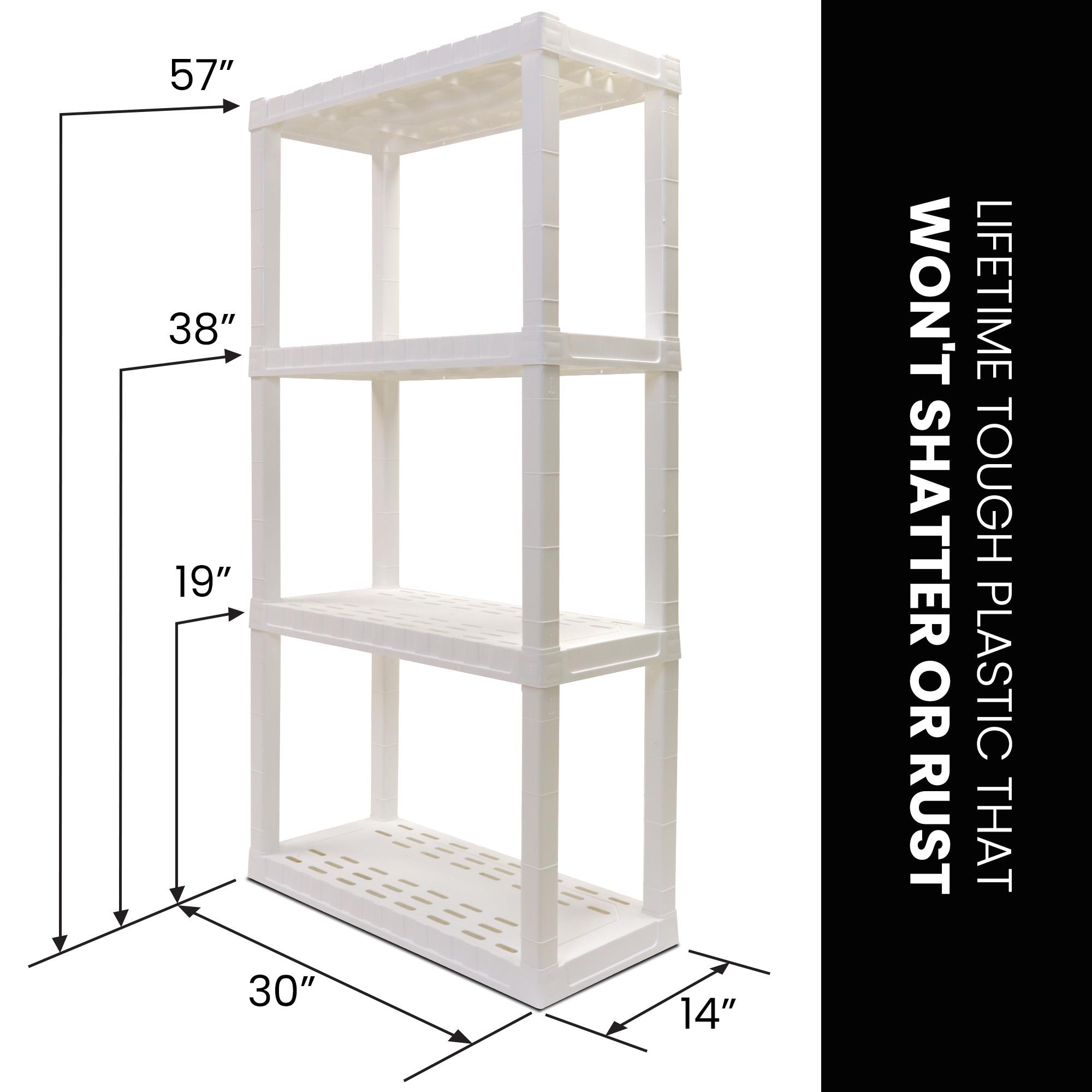 Oskar OK4S3014W Free-Standing-Shelving - View #8