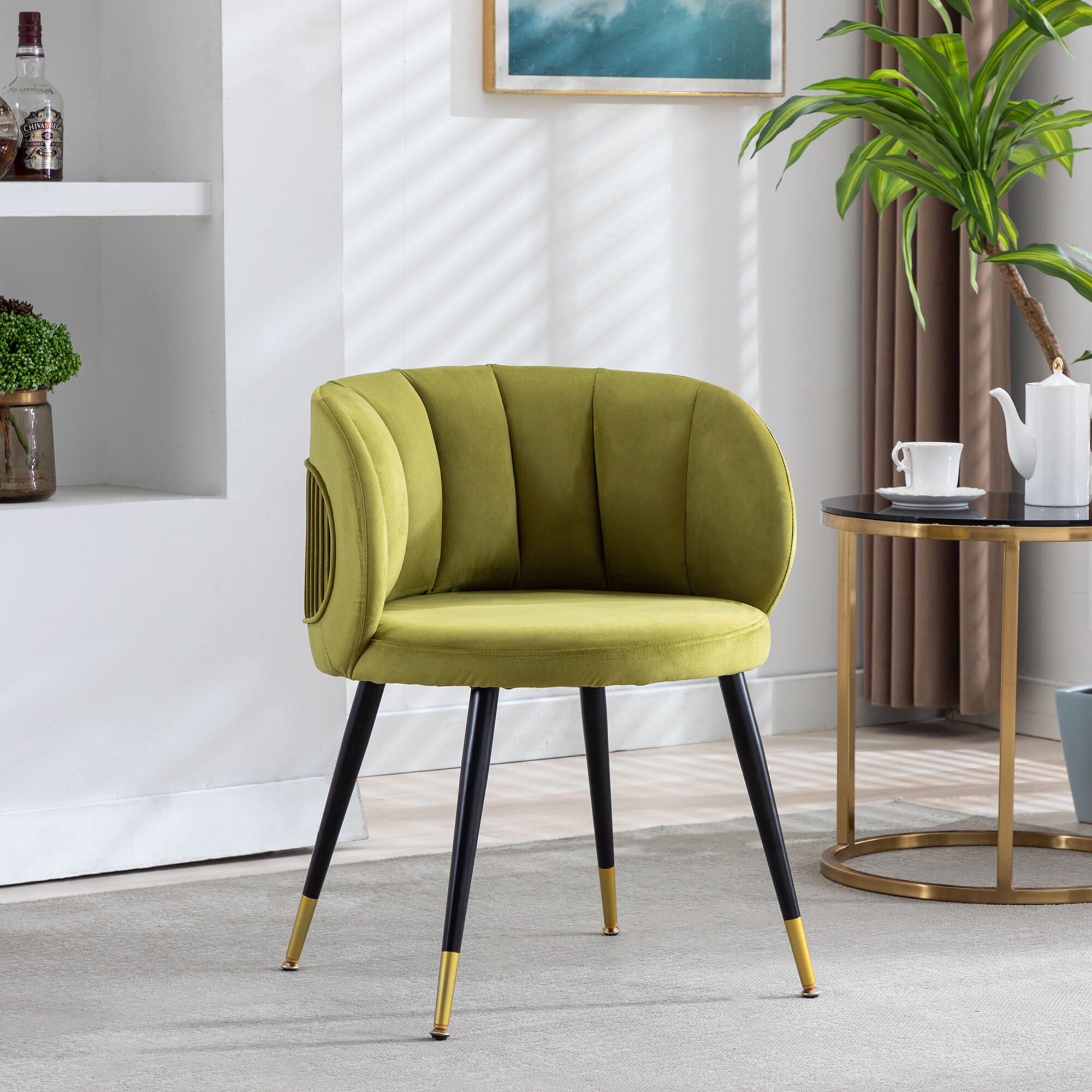 CASAINC BOGDAN YELLOW DARK Dining-Chairs - View #2