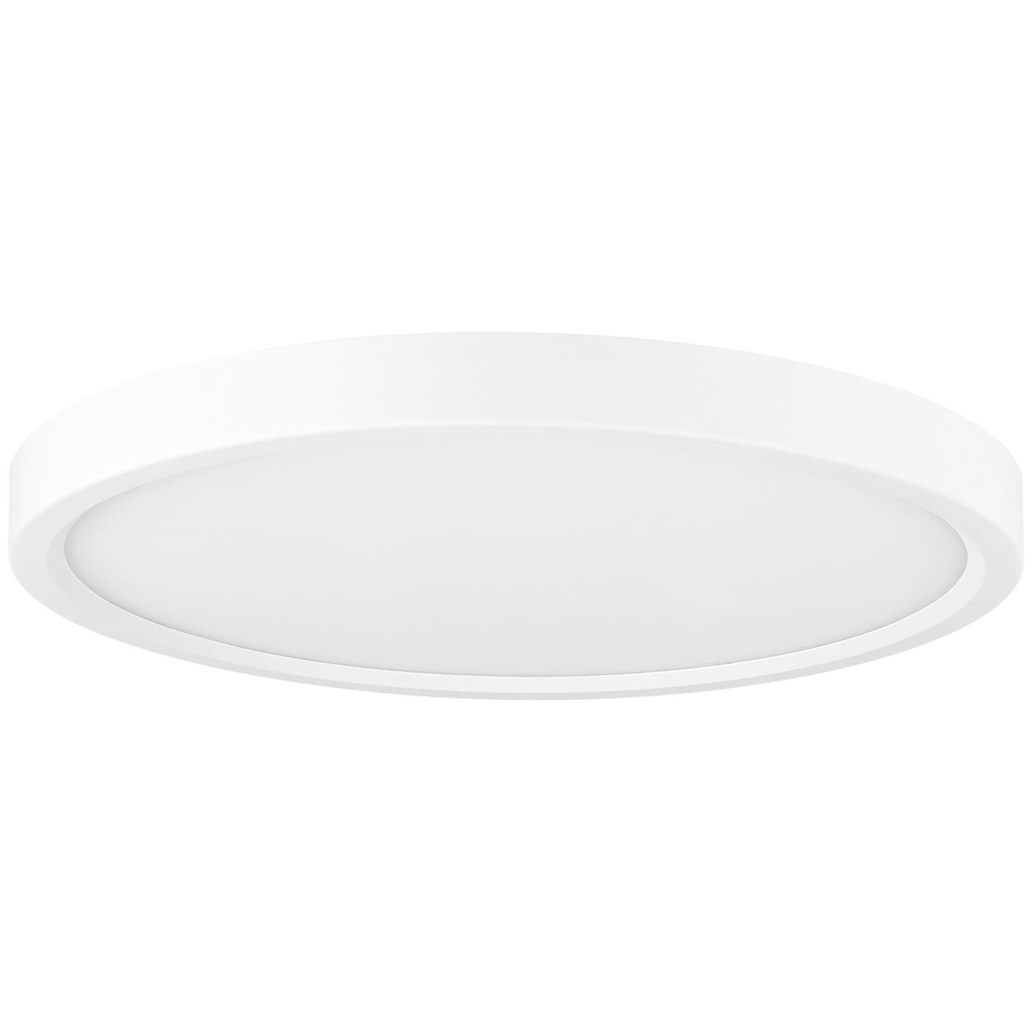 Sunlite 81284-SU 1-Light 7.38-in White LED Flush Mount Light