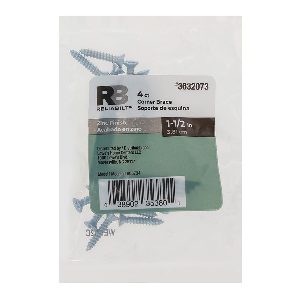 RELIABILT 605734 Mending-Plates-Brackets-Braces - View #4