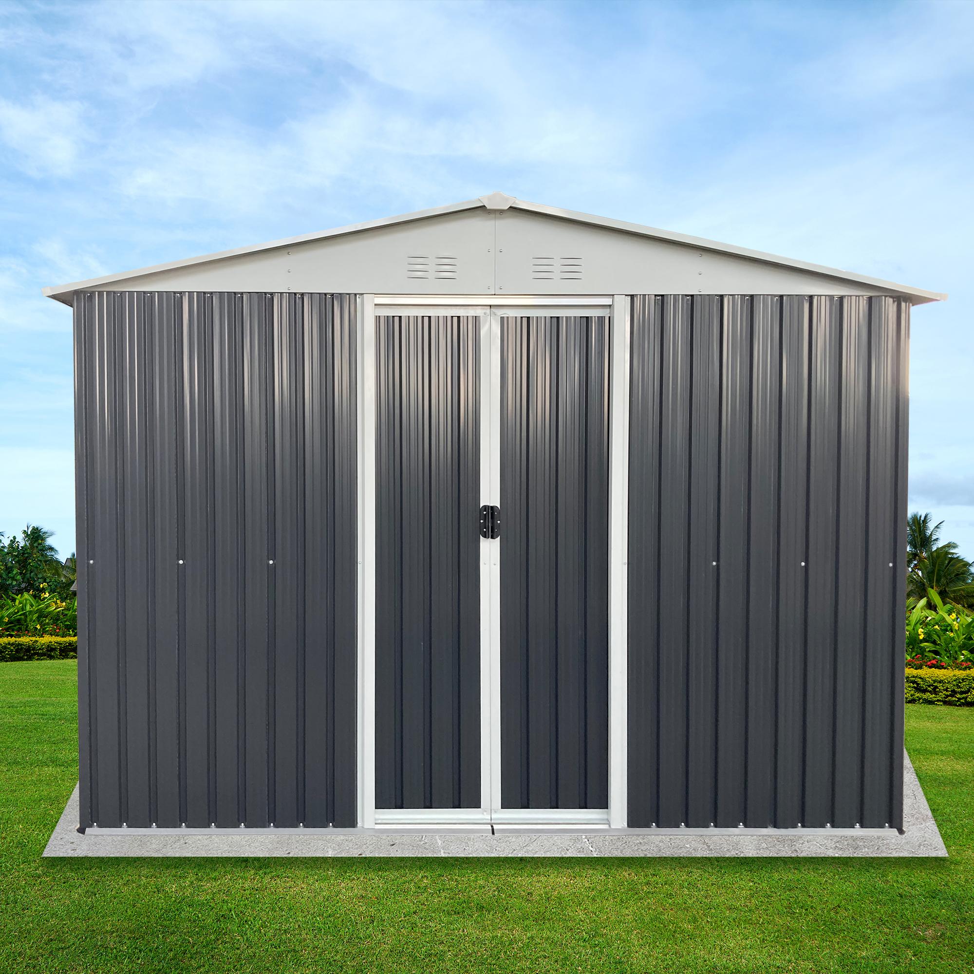 Bayfeve BF-279404-SD 10-Feet x 8-Feet Galvanized steel Storage Shed