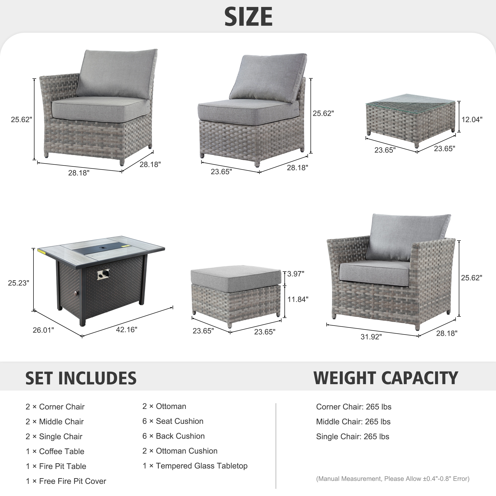 Ovios RFP03BS2-9 Patio-Conversation-Sets - View #9