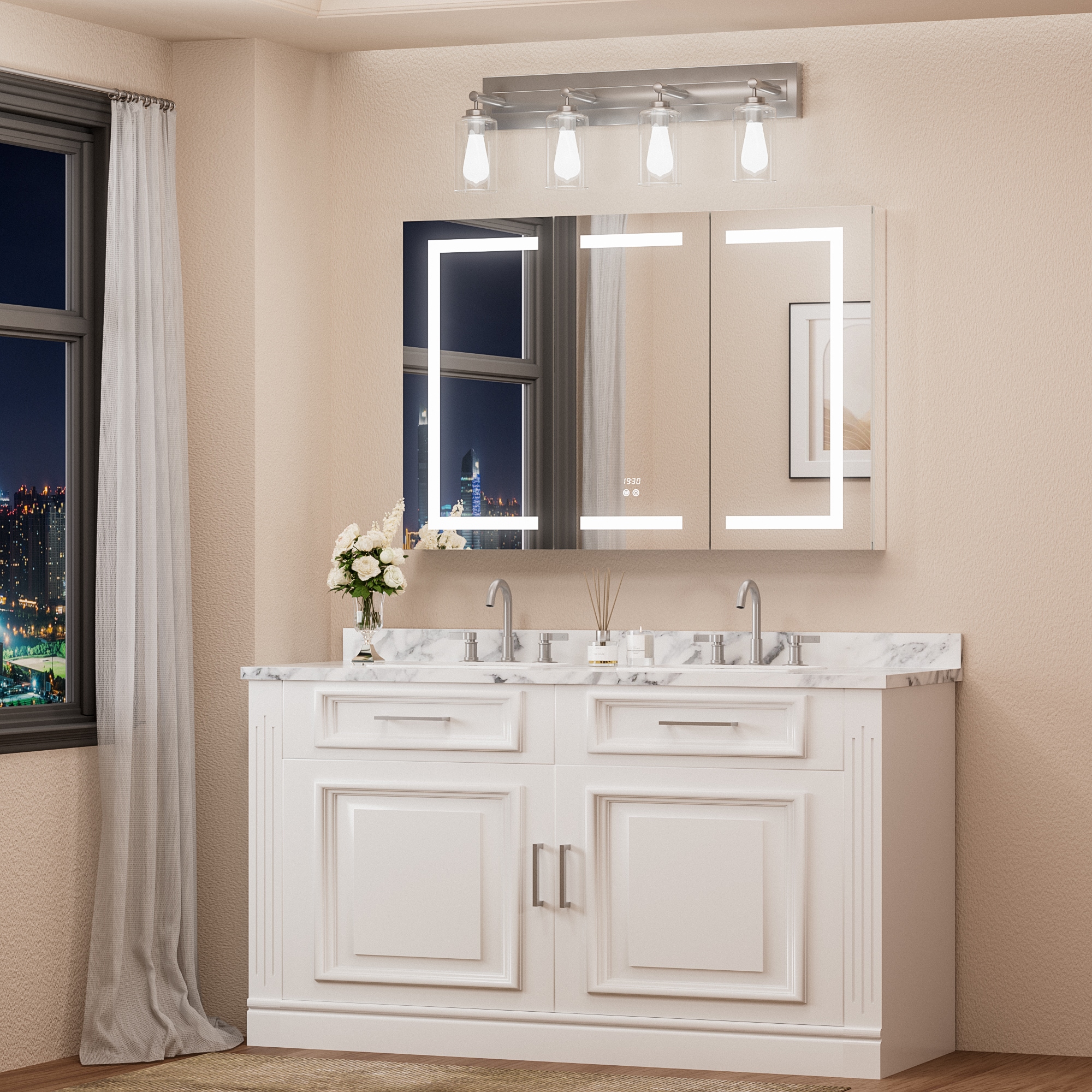 Keonjinn LW-JG-ZG-12181 Bathroom-Medicine-Cabinets - Thumbnail View #3