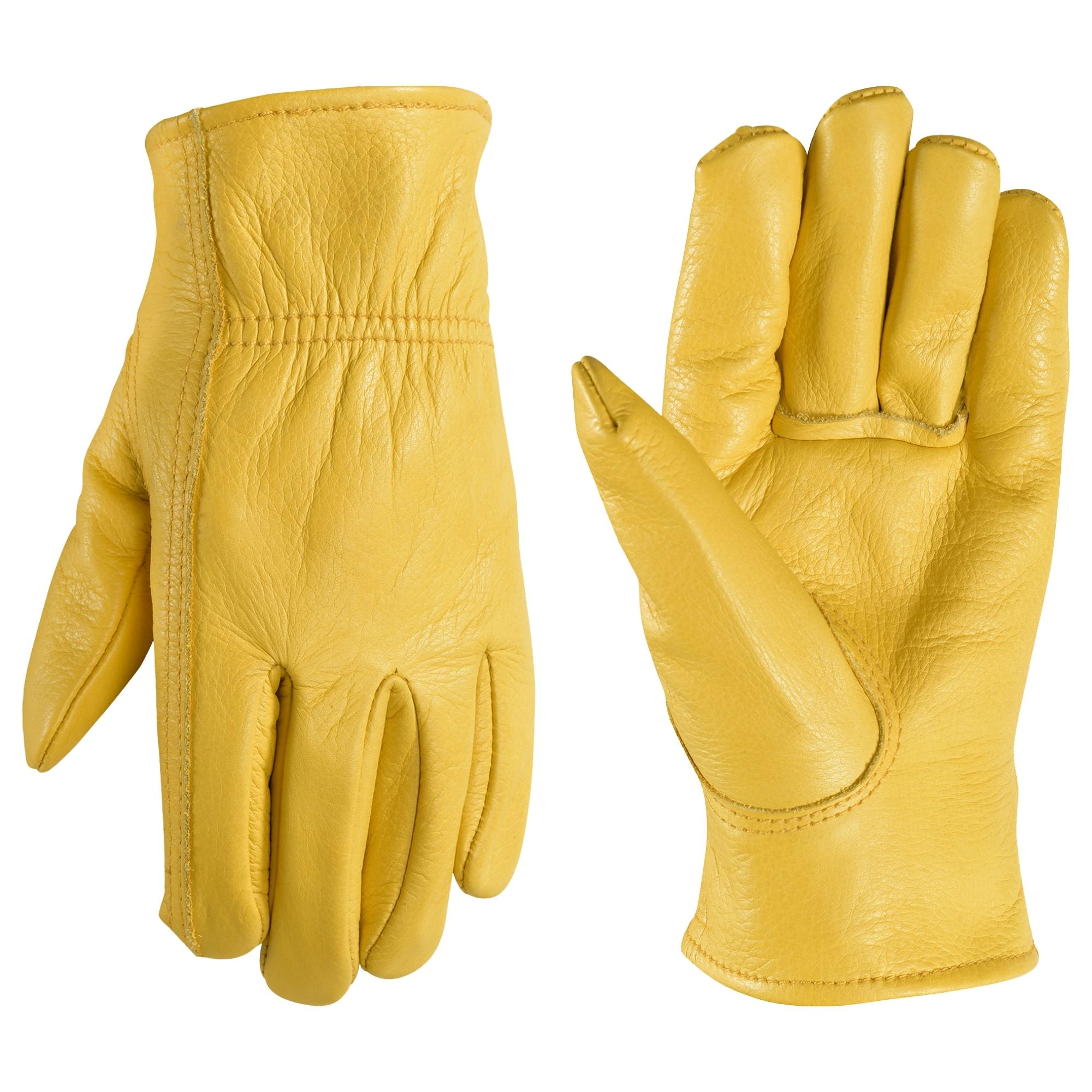 Wells Lamont 1129Y-L01 Child Yellow Leather Everyday Gloves 1 -Pairs