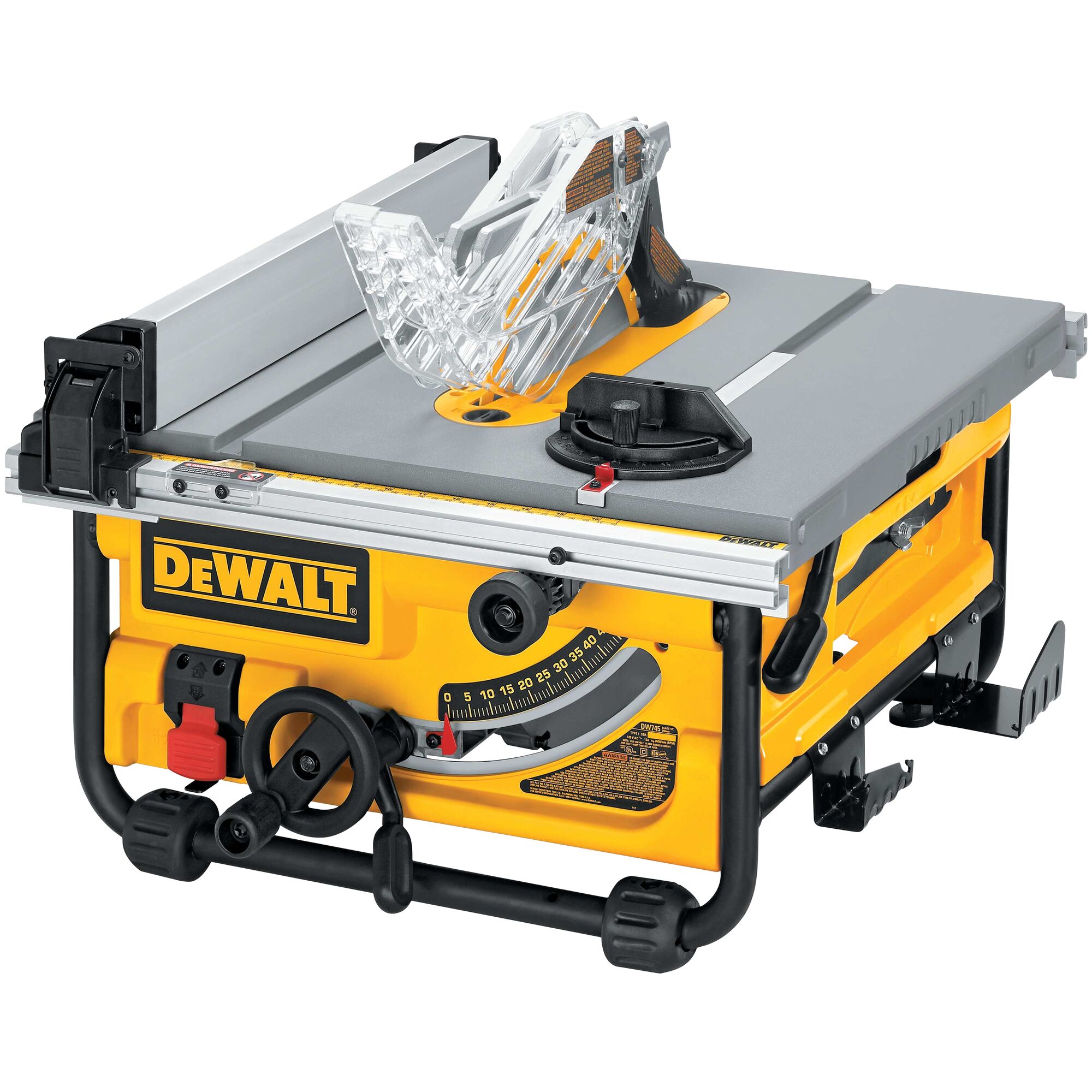 DEWALT 10-in 15-Amp Benchtop Table Saw with Folding in the Table Saws at