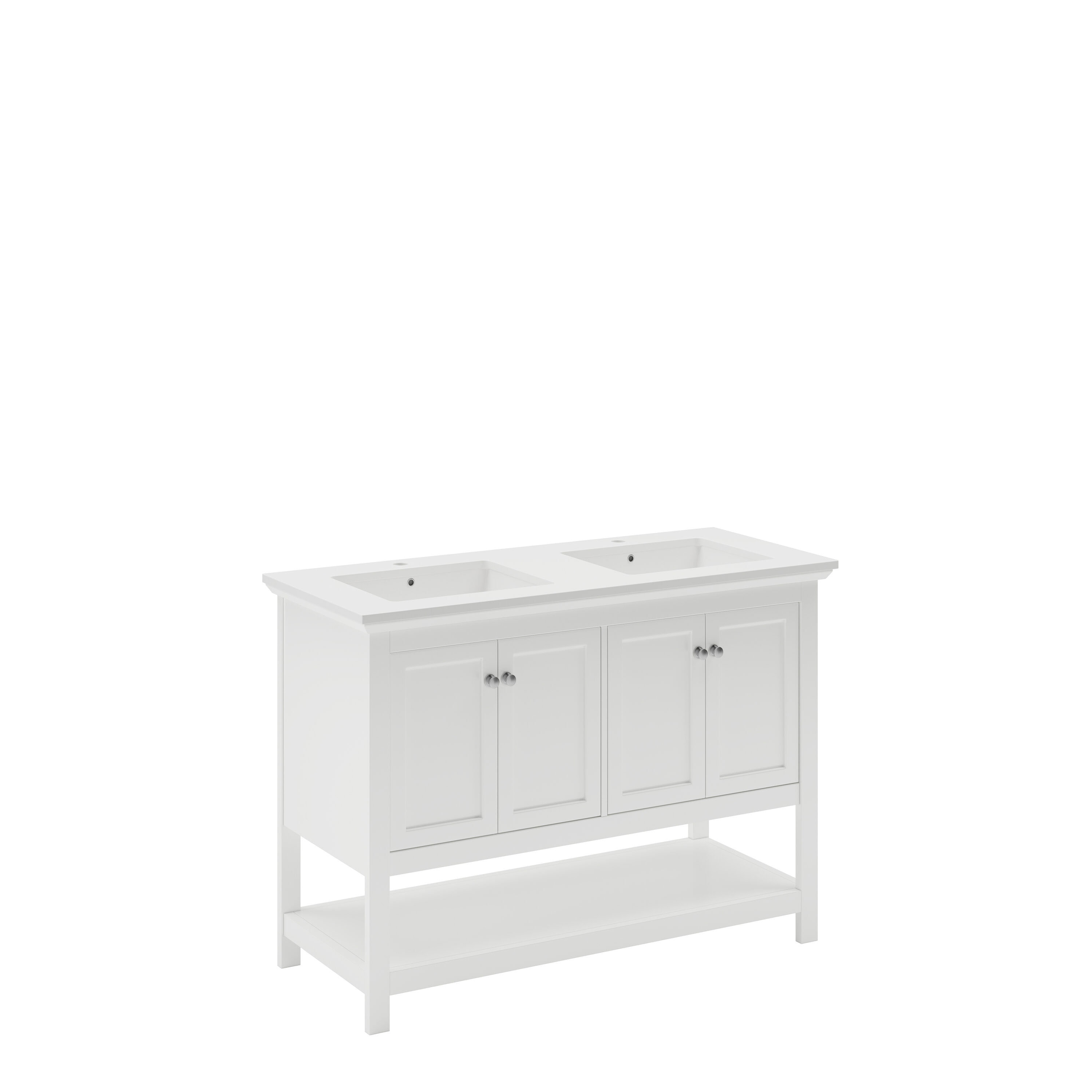 Fresca FCB2348WH-D-CWH-U Bath-Vanity-Combo - View #2
