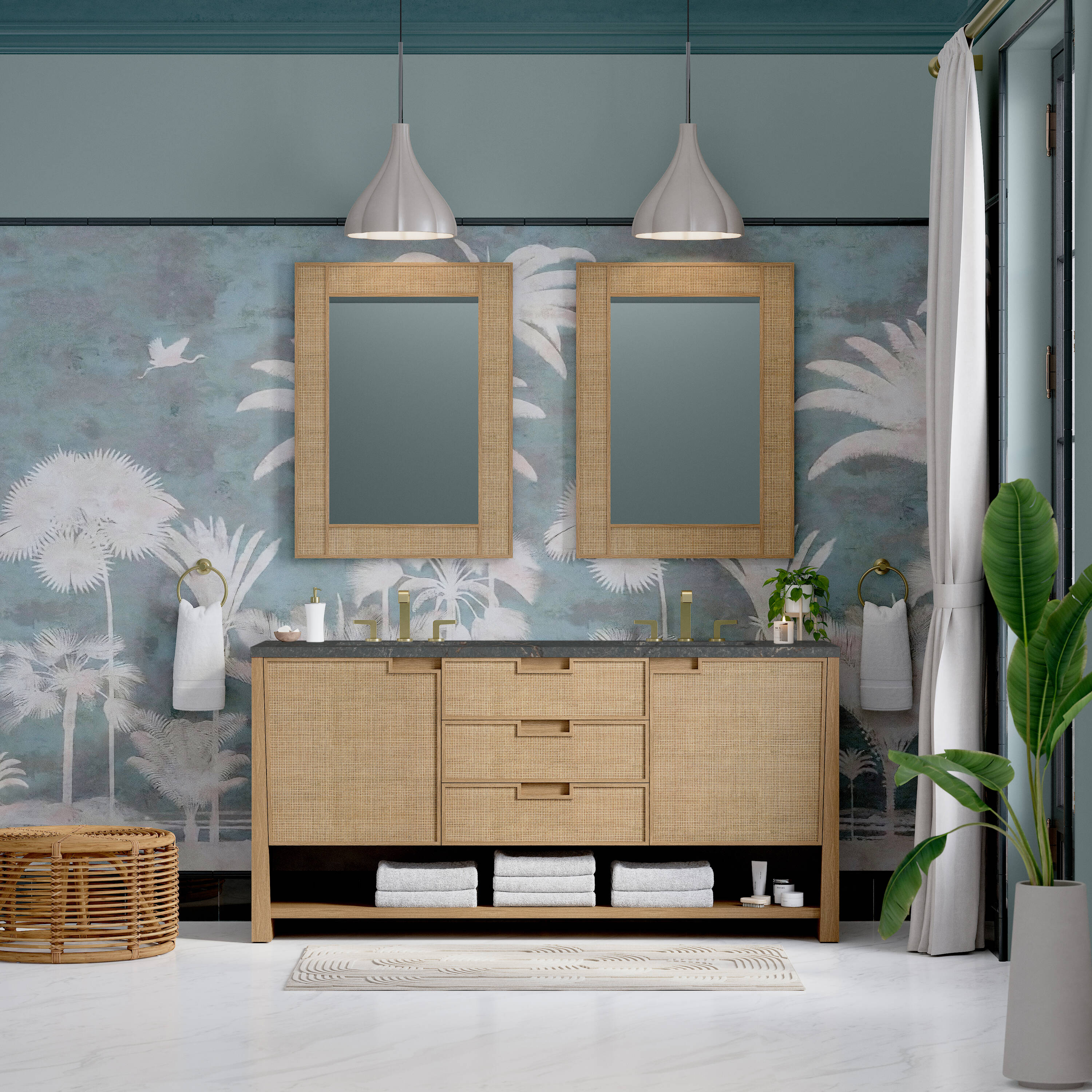 James Martin Vanities D225-V72-SSO-3PBL Bath-Vanity-Combo - View #3