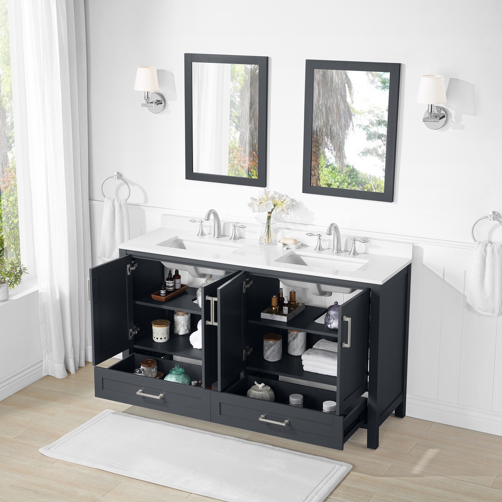 Style Selections EDWARDS-60DC Bath-Vanity-Combo - View #6
