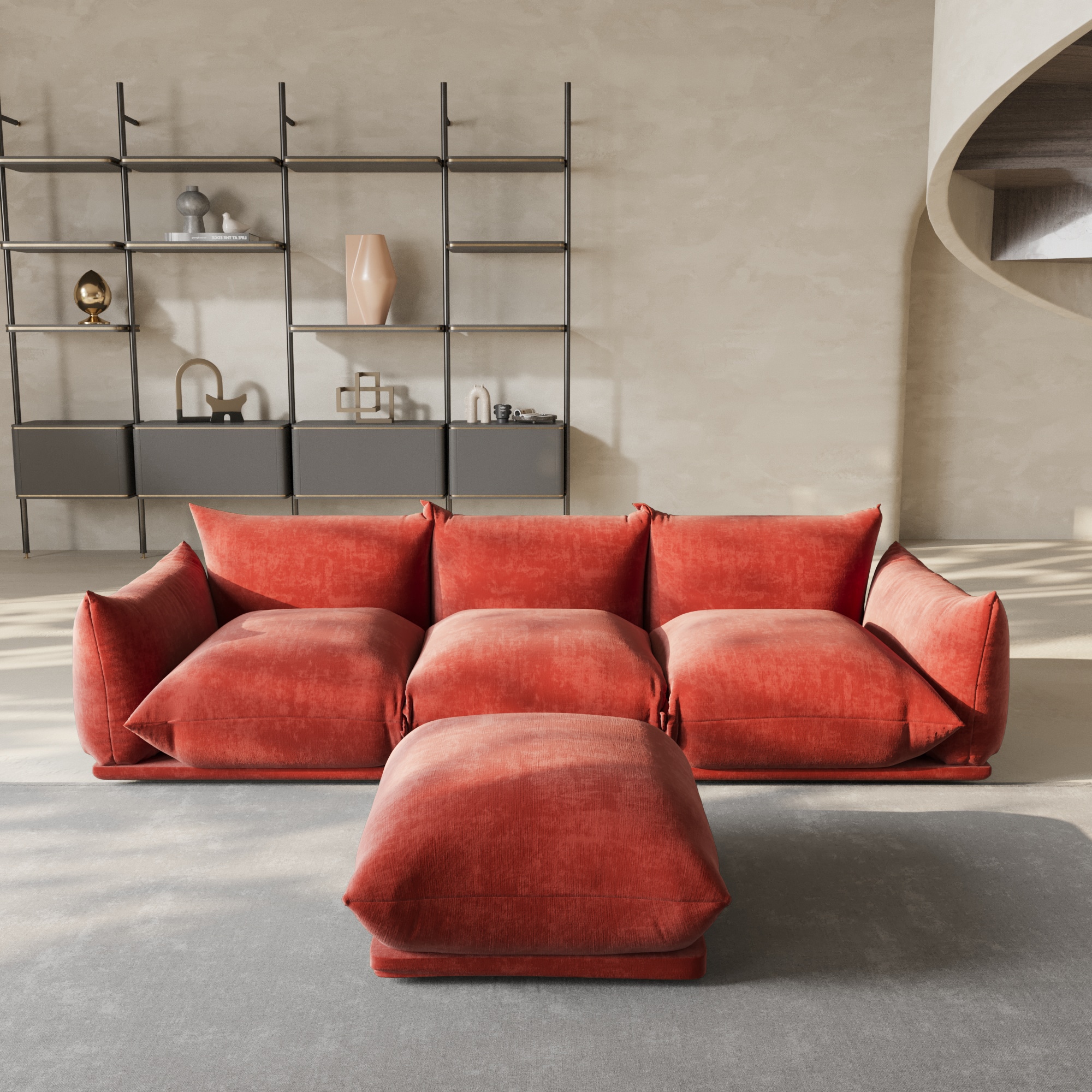 BuotiqHom DH-A-119OR-S3+1 Sofas-Loveseats - View #2