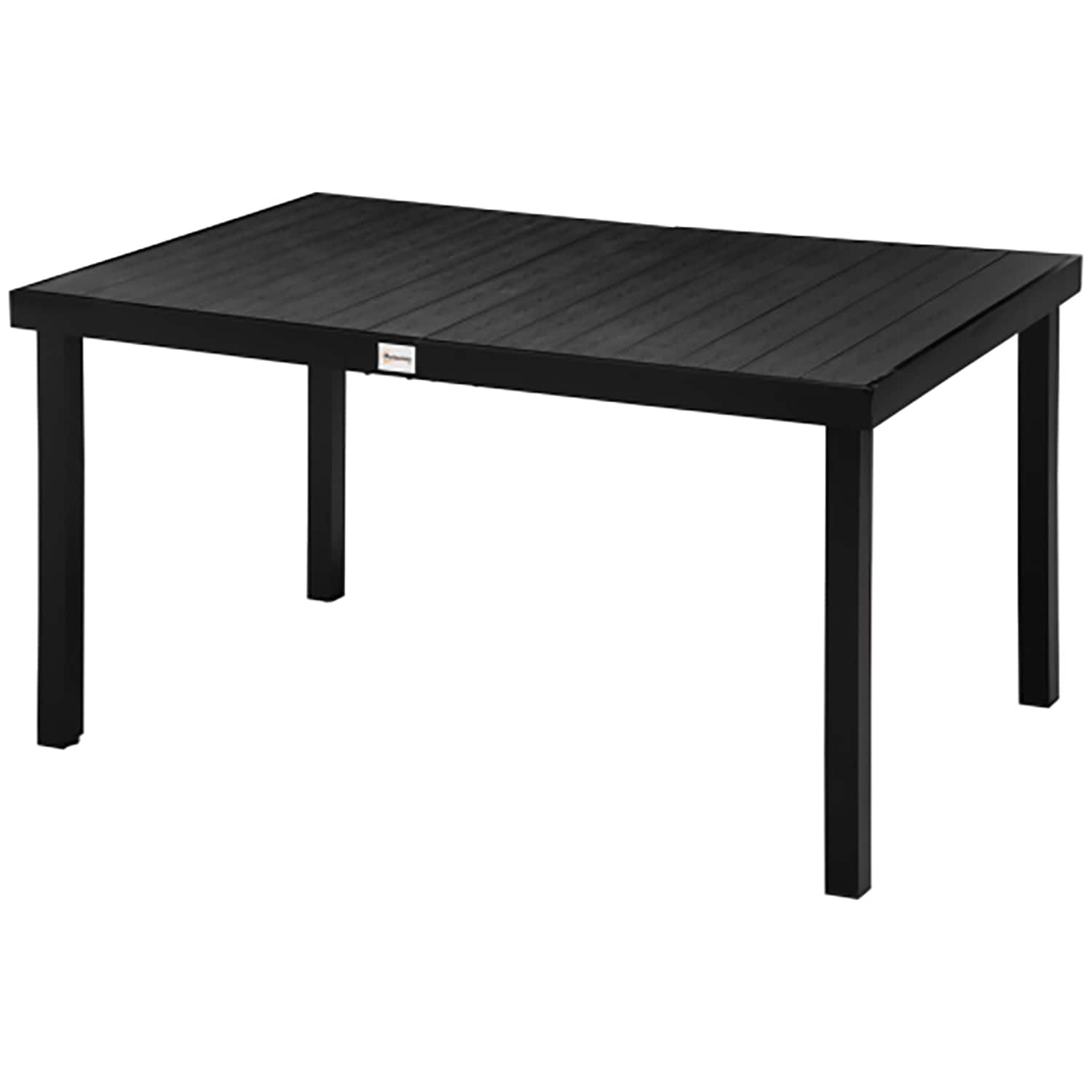 GZMR GM-AB-00565 Outsunny Outdoor Dining Table Rectangle Outdoor Dining Table 35.5-in W x 55-in L