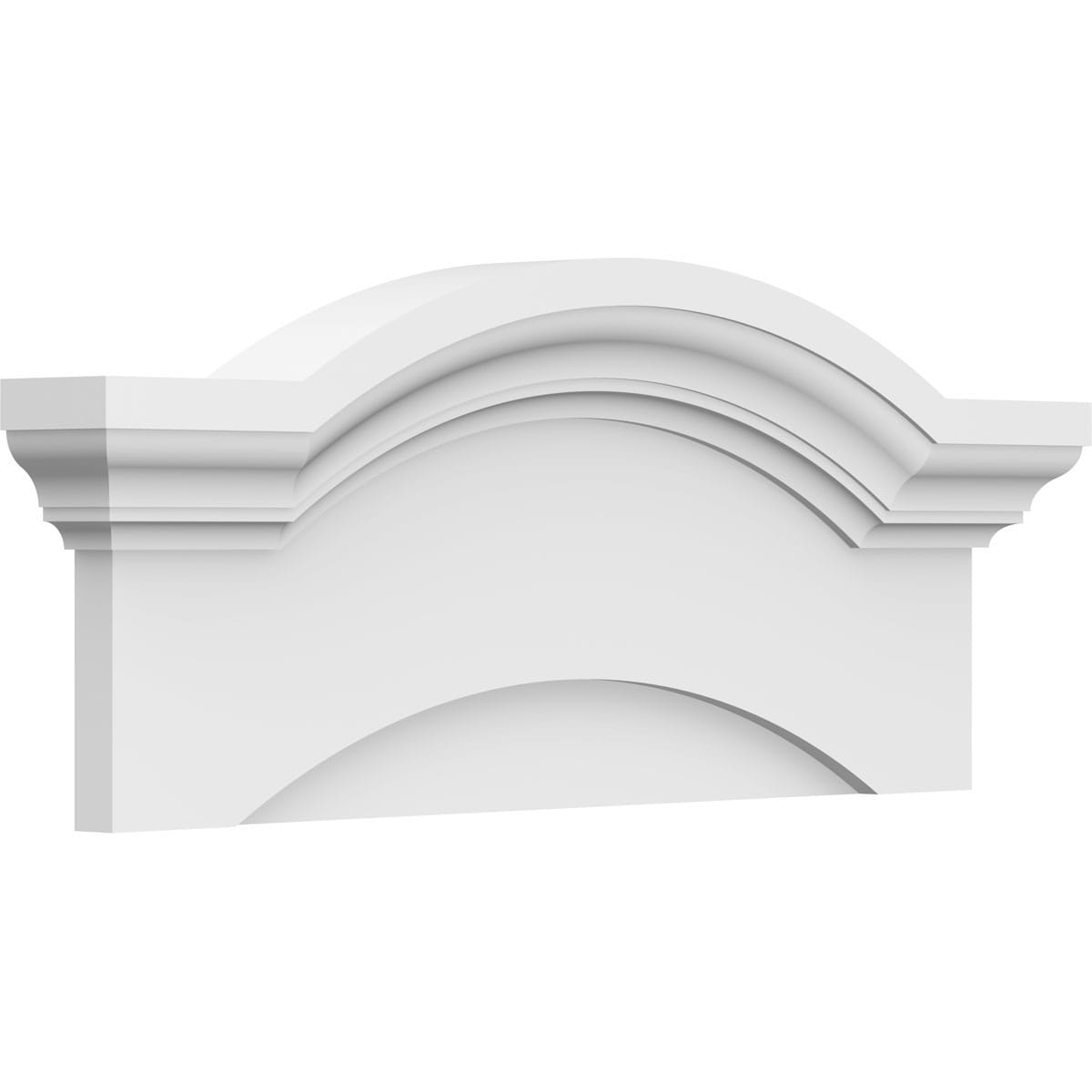 Ekena Millwork PEDP024X105EYE00 24-in W x 10.5-in L PVC Pediment