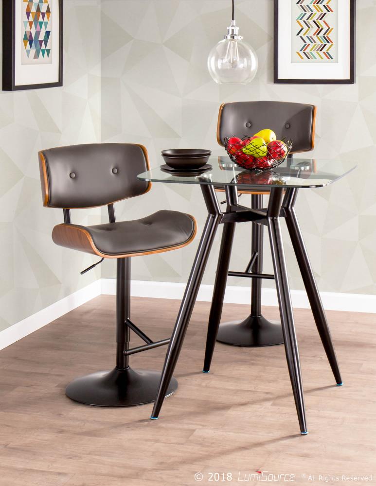 LumiSource CT-CLR3030 BKGL Dining-Tables - View #8