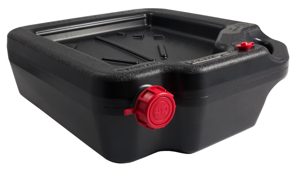 Hopkins 16 qt Drain Container - Stores Upright or Flat, Integrated