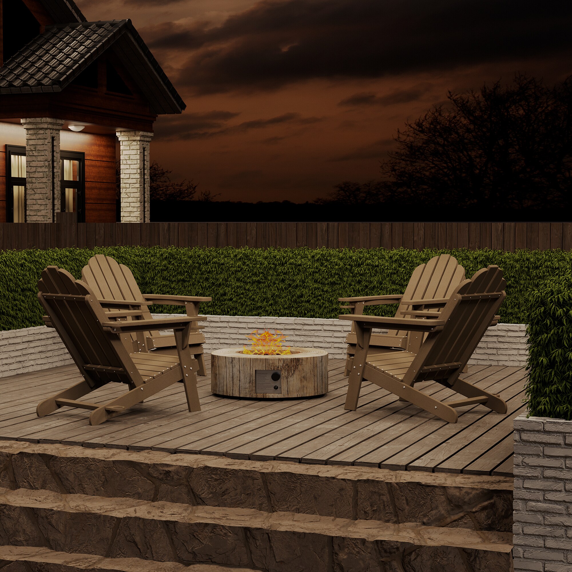 Clihome CL-06CGB5 Patio-Conversation-Sets - View #3