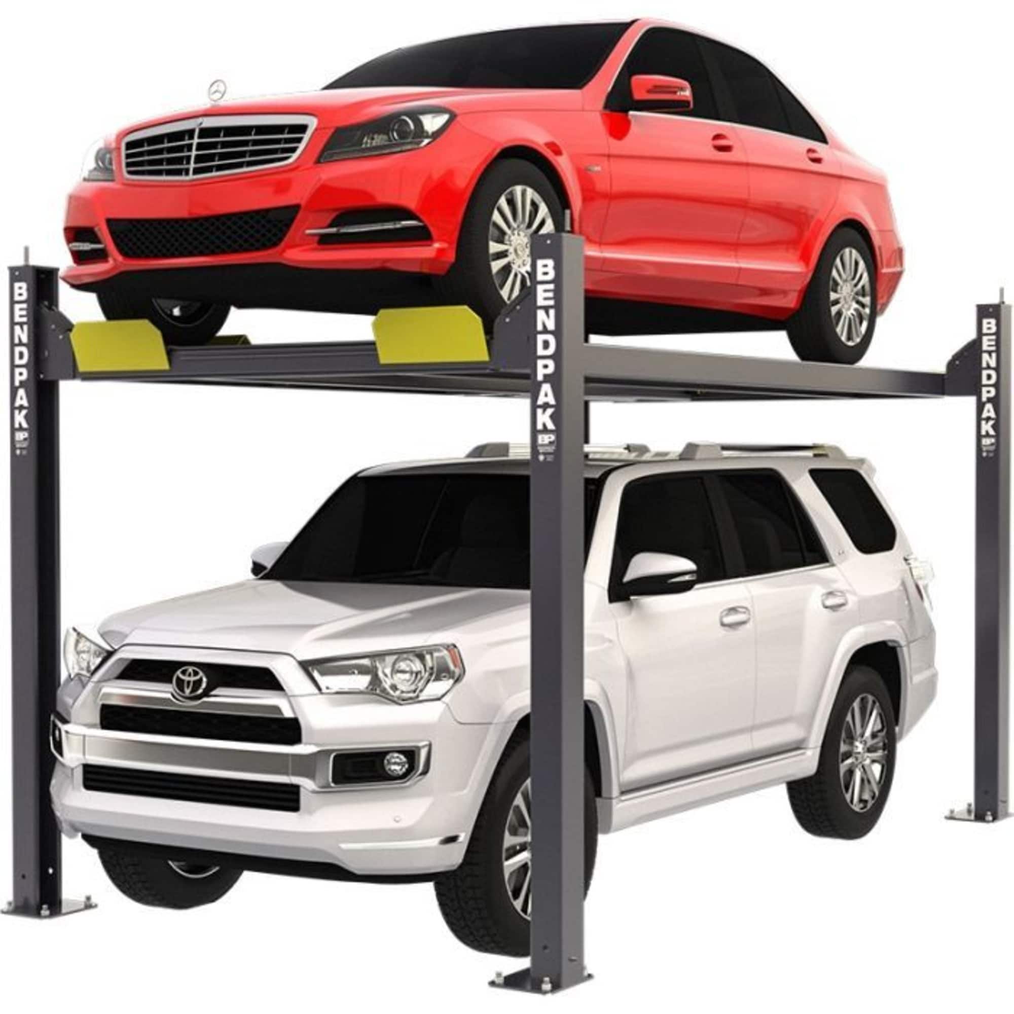 BendPak 5175510 HD-7P Narrow-width Four-post Vehicle Lift, 82 In Max Rise, 7,000 Lbs Capacity