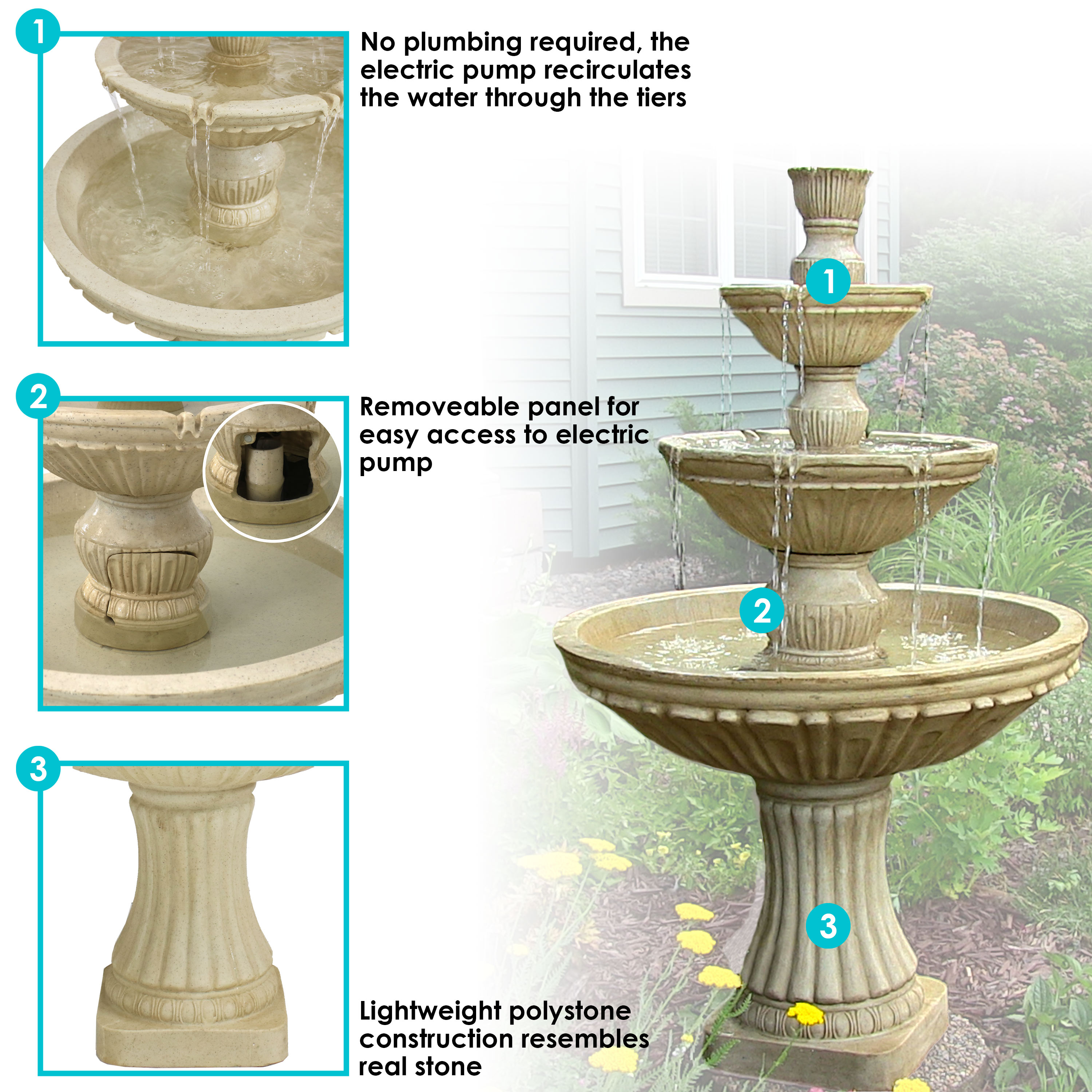 Sunnydaze Decor XCA-401175064 fountains - View #5