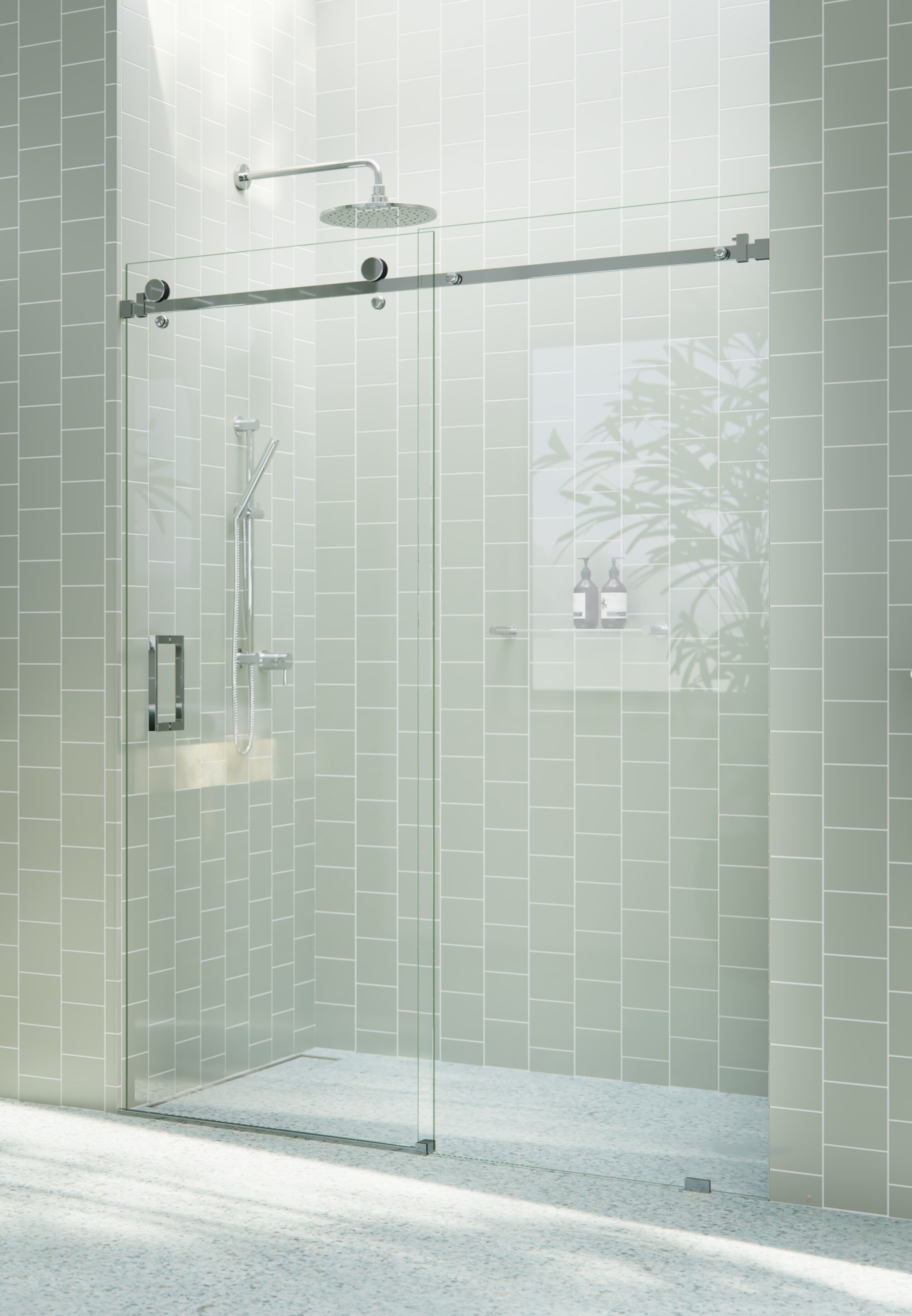Glass Warehouse SQSLD-68-CH Shower-Doors - View #4