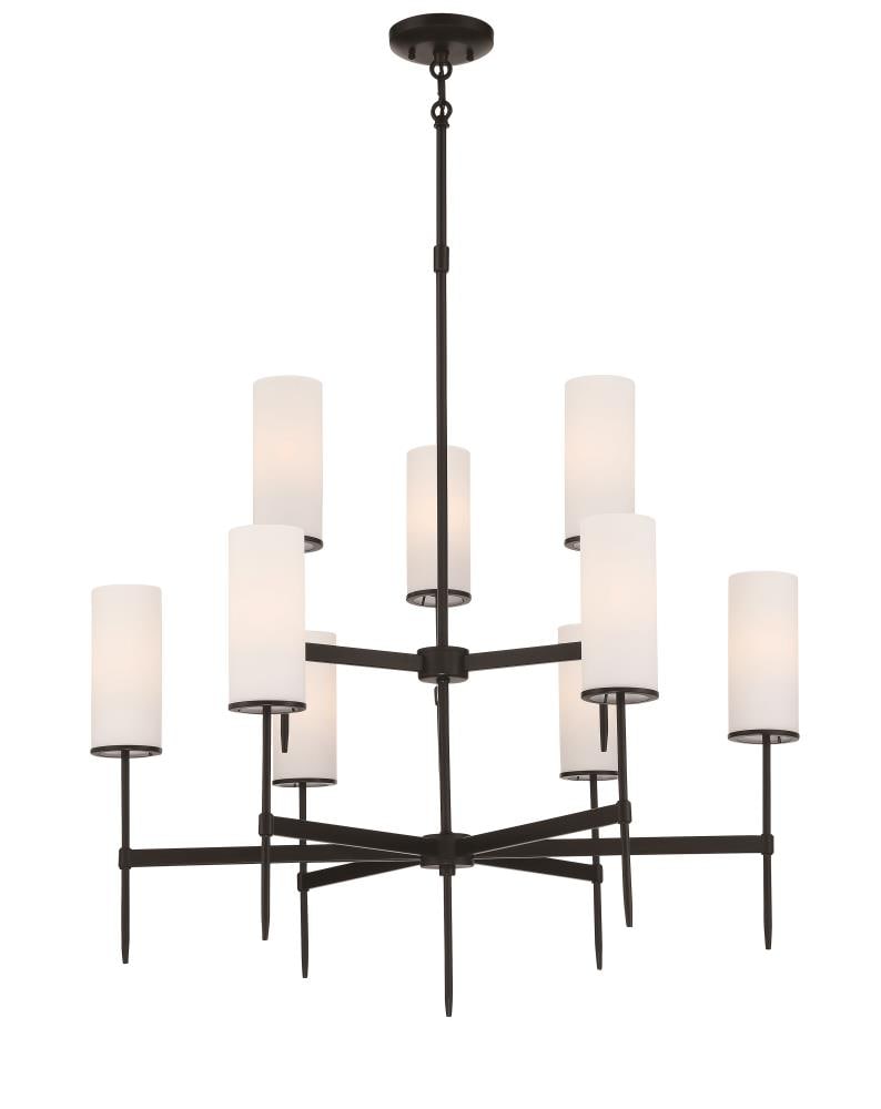 Minka Lavery First Avenue 9-Light Black Modern/Contemporary Damp Rated ...