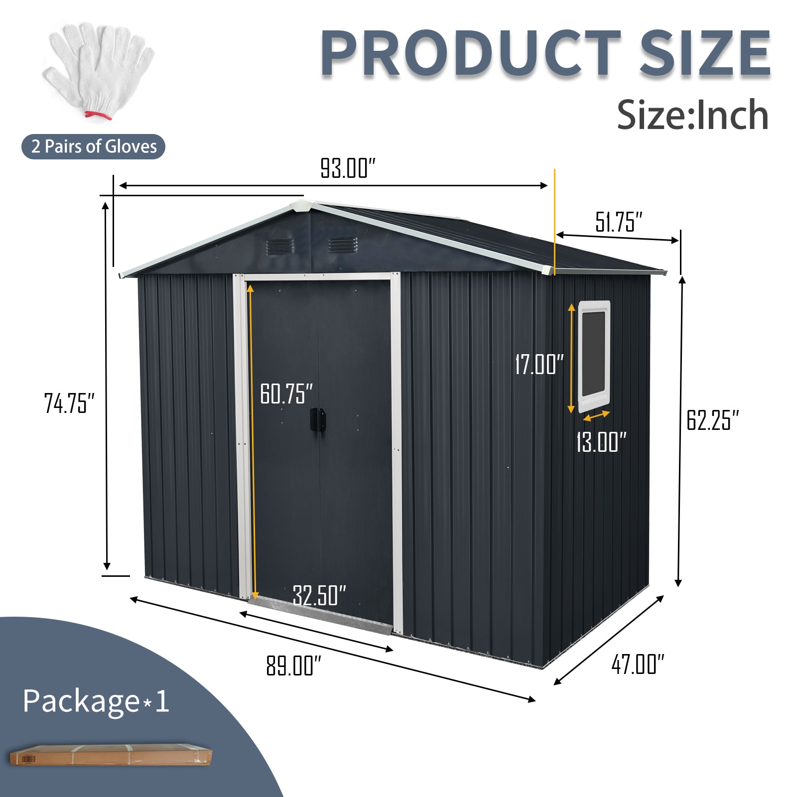 Poinic CURDS-P185267-540 Metal-Storage-Buildings-Sheds - View #3