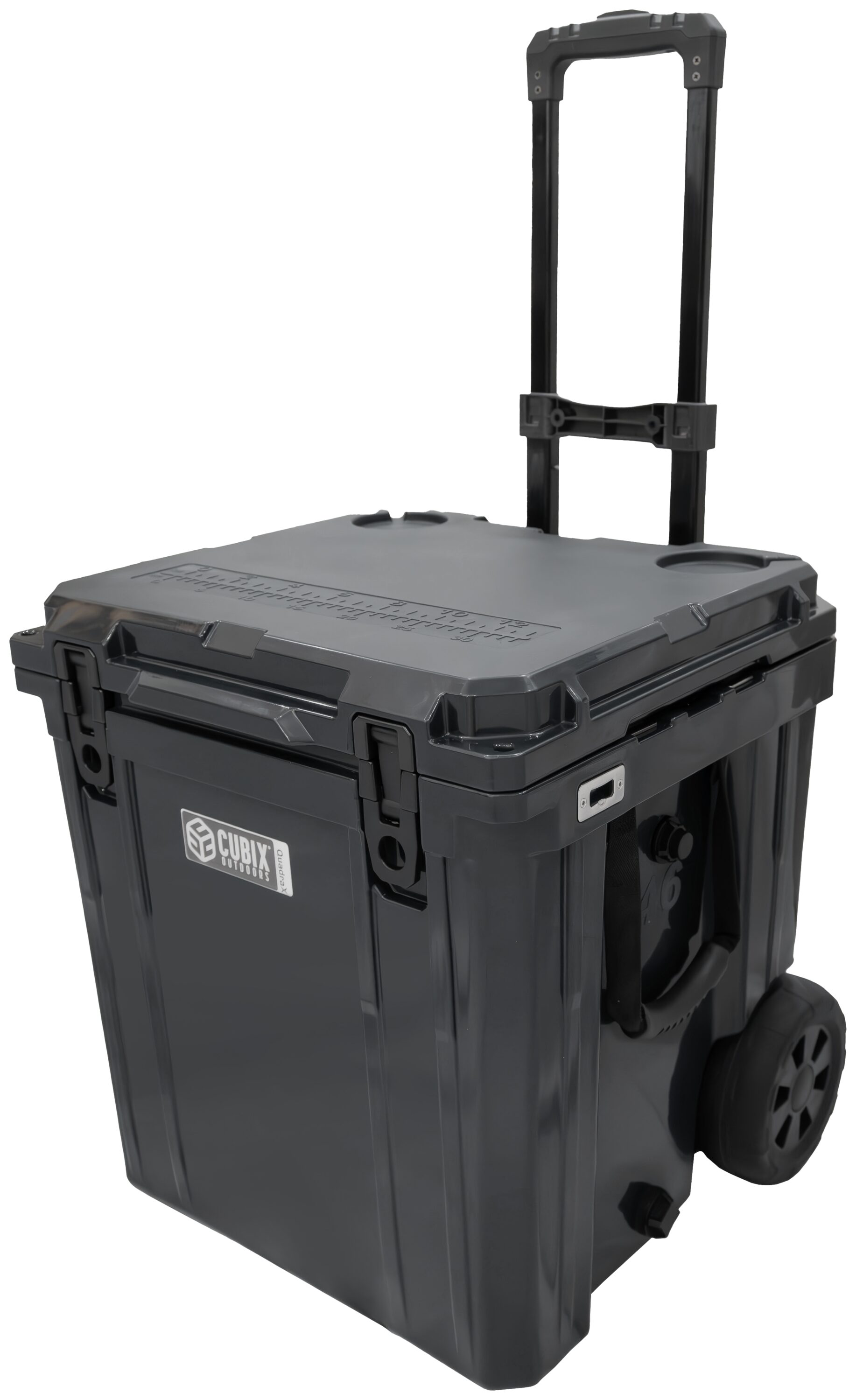 Cubix Outdoors QuadraX Carbon Black 46 Quart(s) Insulated Beverage