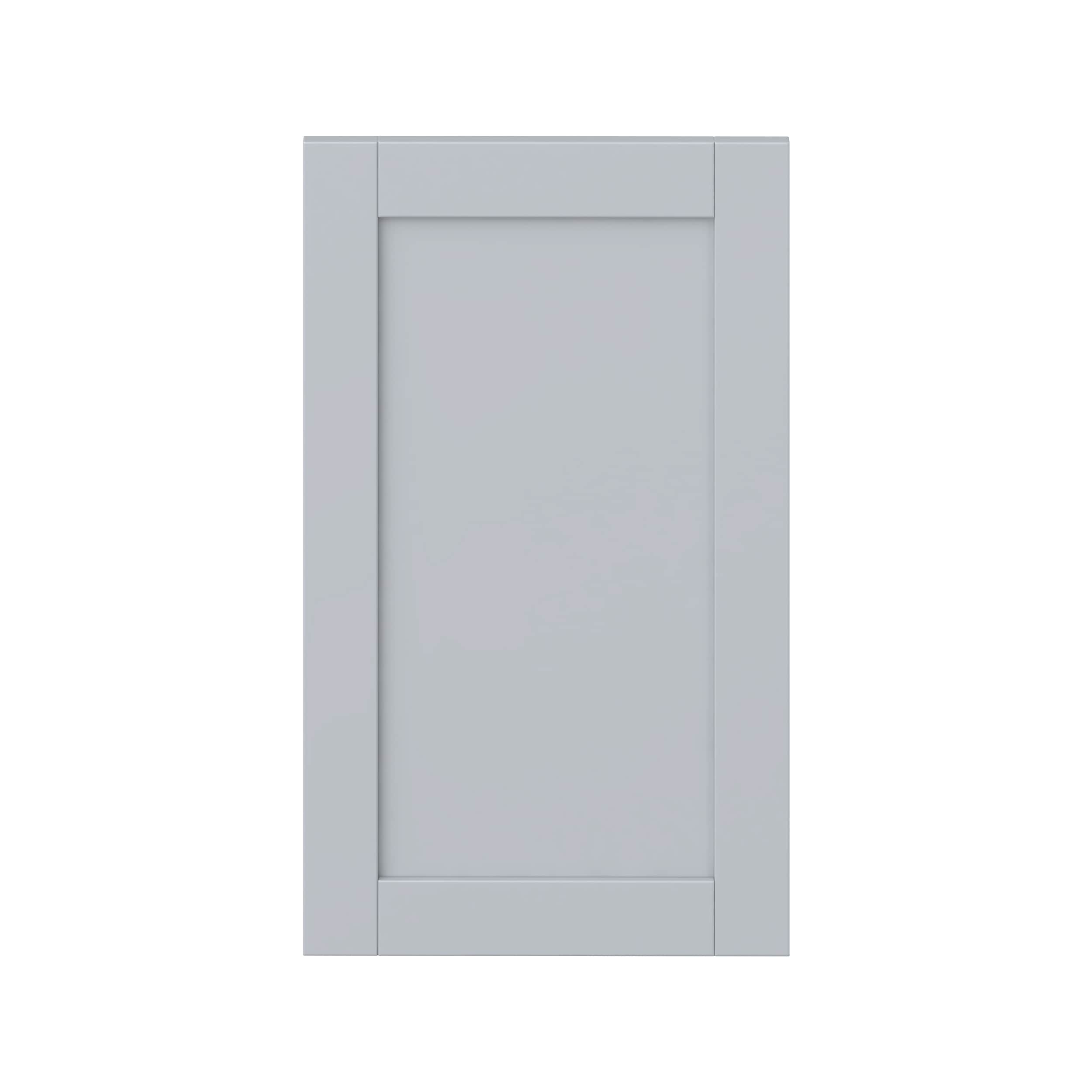 Hugo&Borg DSDR1830-CH Charlesberg 18-in W x 30-in H Light Gray Laminate Shaker Base and wall and pantry cabinet doors (Fits 18-in x 30-in wall box )