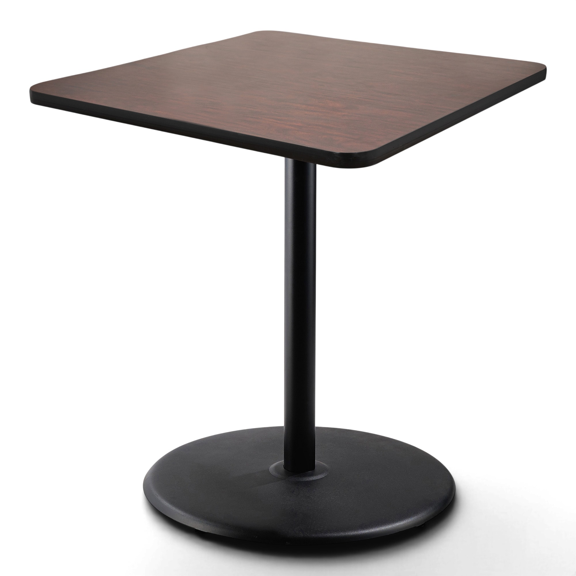 Hampden Furnishings - Bennet Mahogany Contemporary/Modern Wood Bar Table, with Black Powder Coat ...