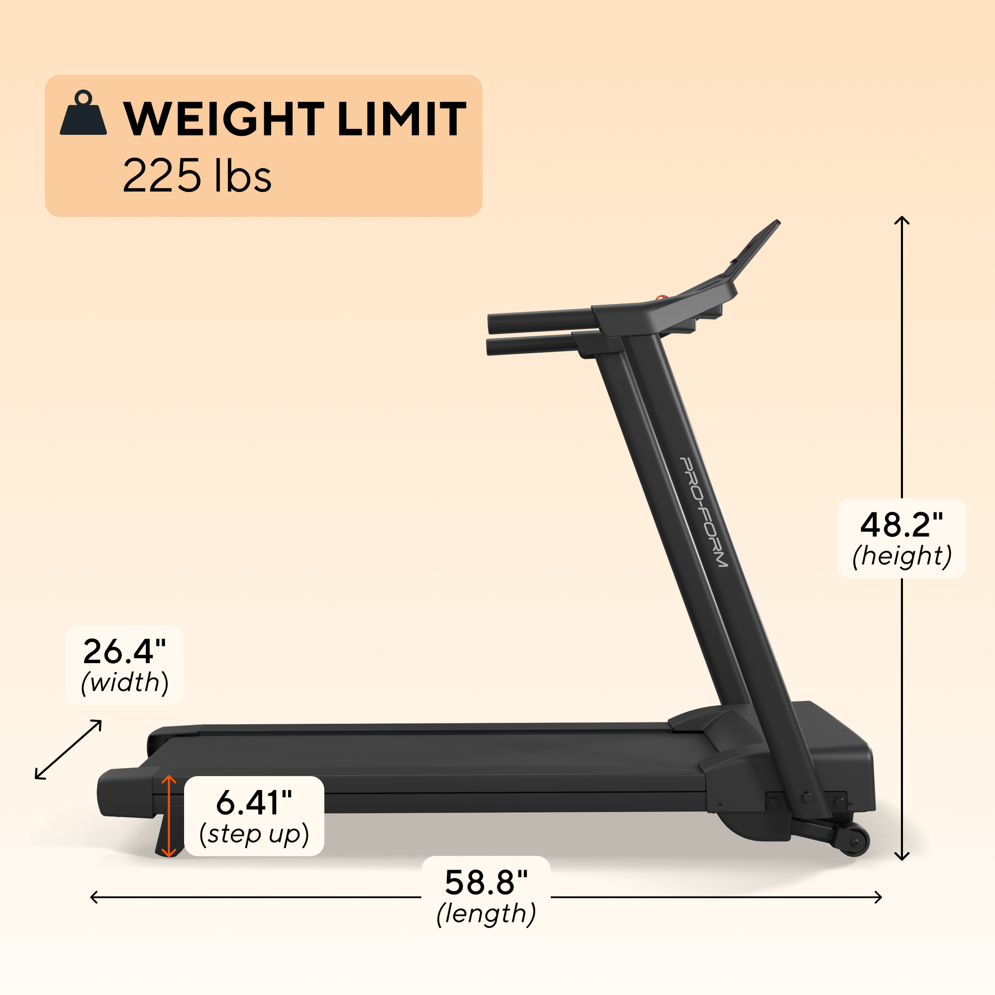 ProForm PFTL38825 treadmills - View #3