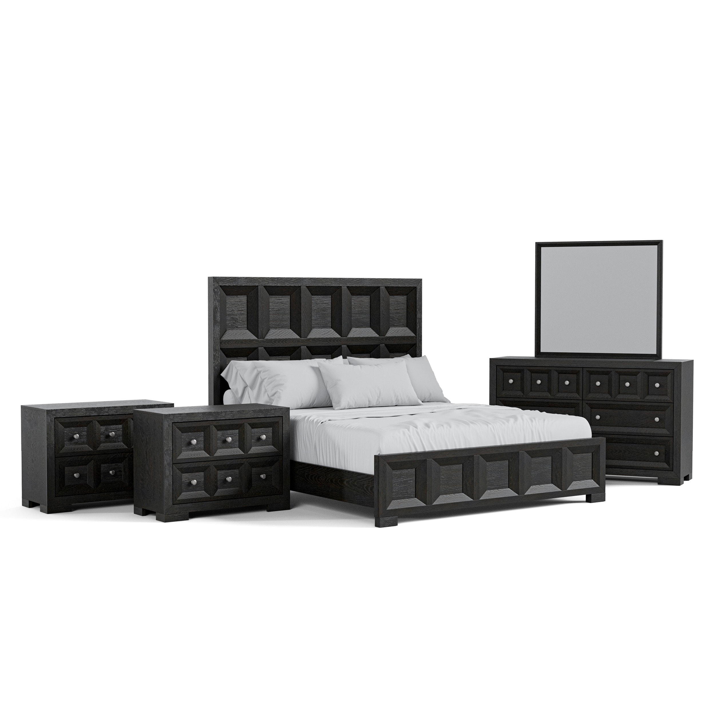 Furniture of America IDF79011BKQNDM2 Bedroom-Sets - View #2