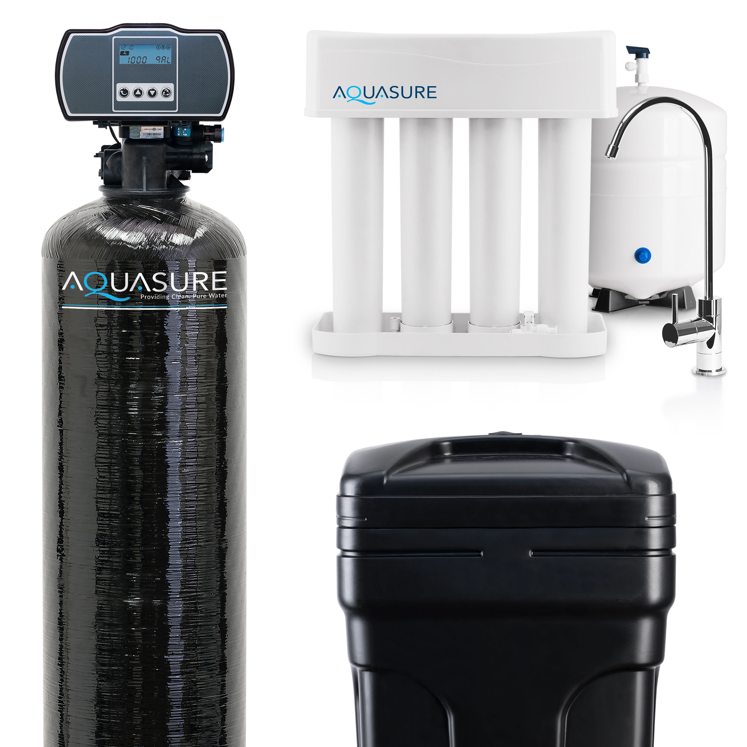 AQUASURE AS-PR75AHS48D Harmony 48000-Grain Water Softener/Conditioner/Filtration System