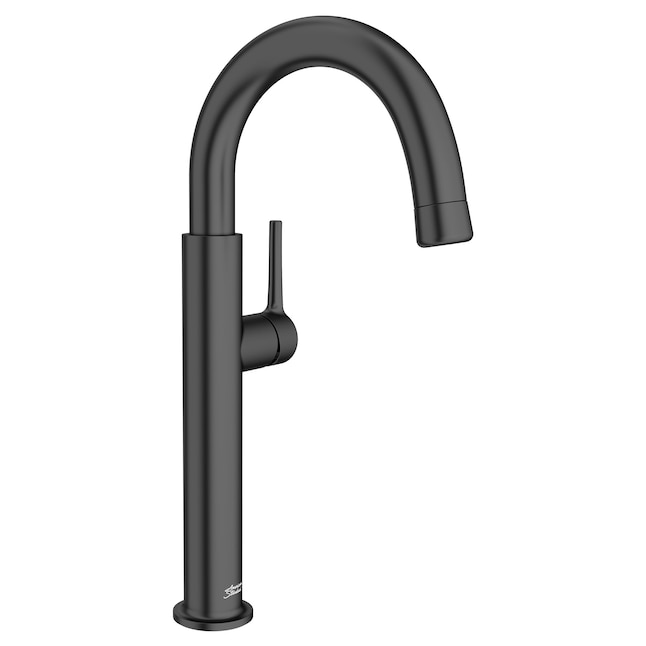 American Standard Studio S Matte Black 1-Handle Deck-Mount Bar and Prep Handle Kitchen Faucet American Standard Studio S Matte Black 1-Handle Deck-Mount Bar and Prep Handle Kitchen Faucet